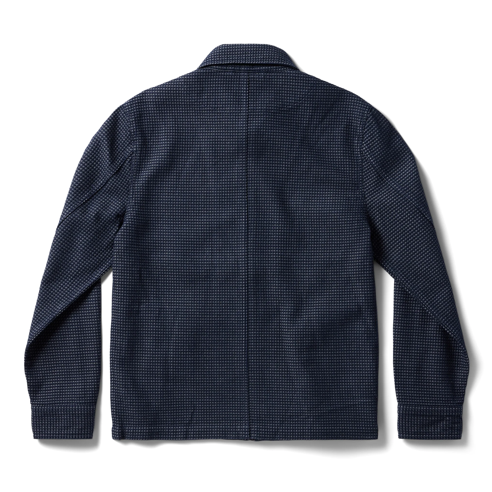 The Cavern Jacket in Navy Dobby Grid - Image 6