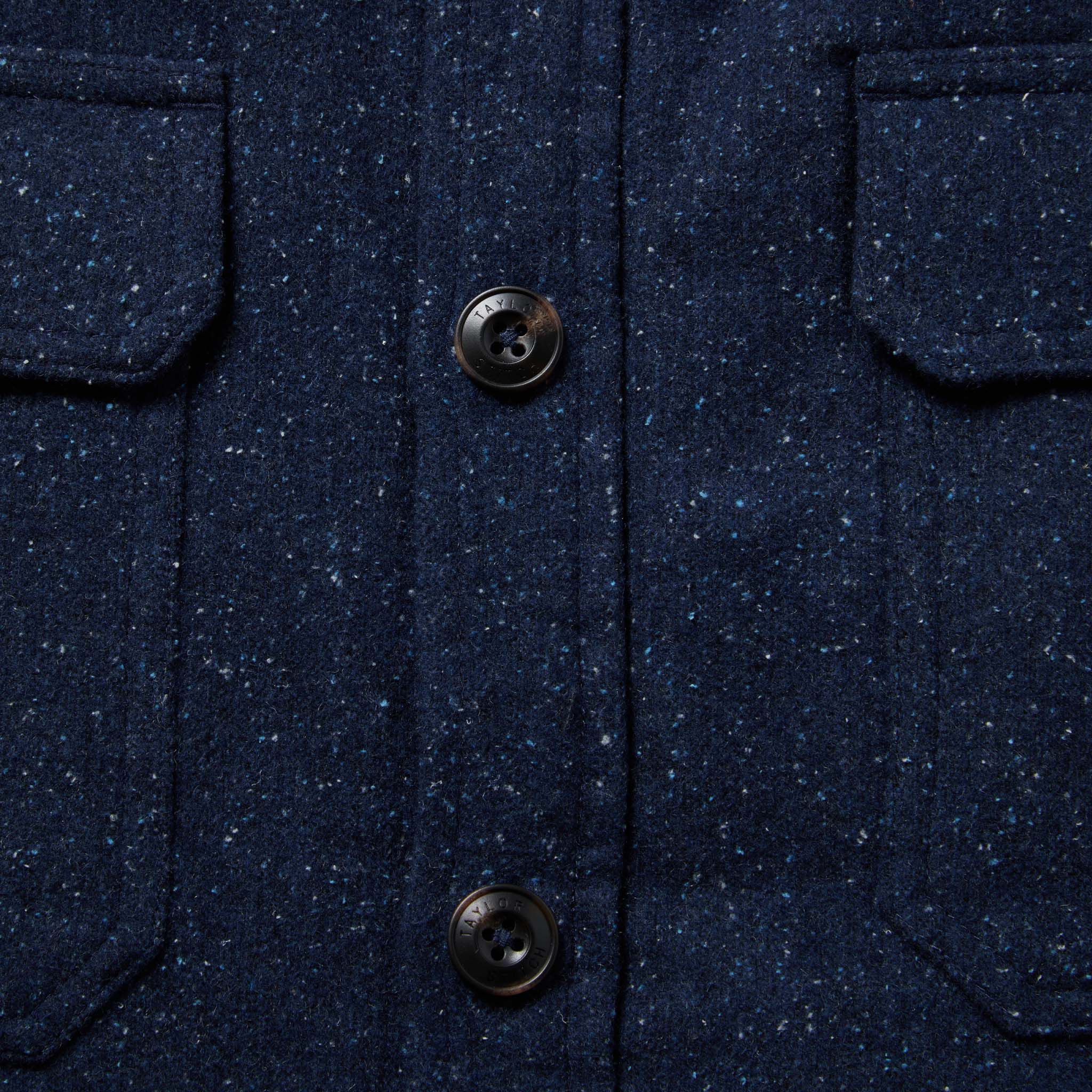 The Chandler Jacket in Navy Donegal - Image 7