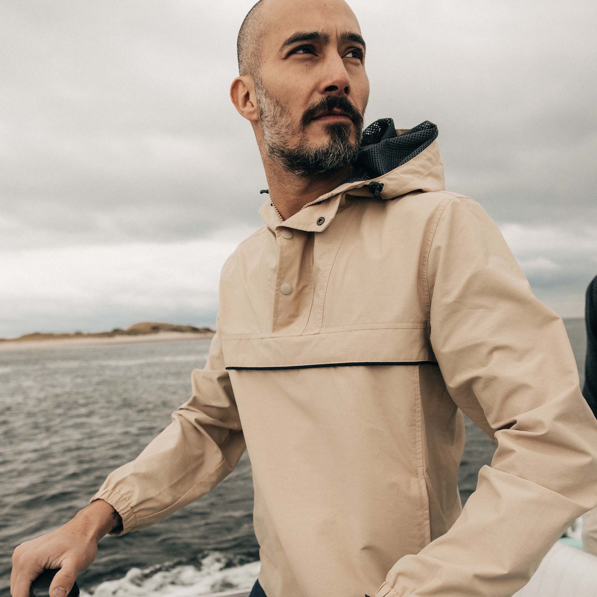 The Chapman Anorak in Light Khaki 60/40 - Image 2