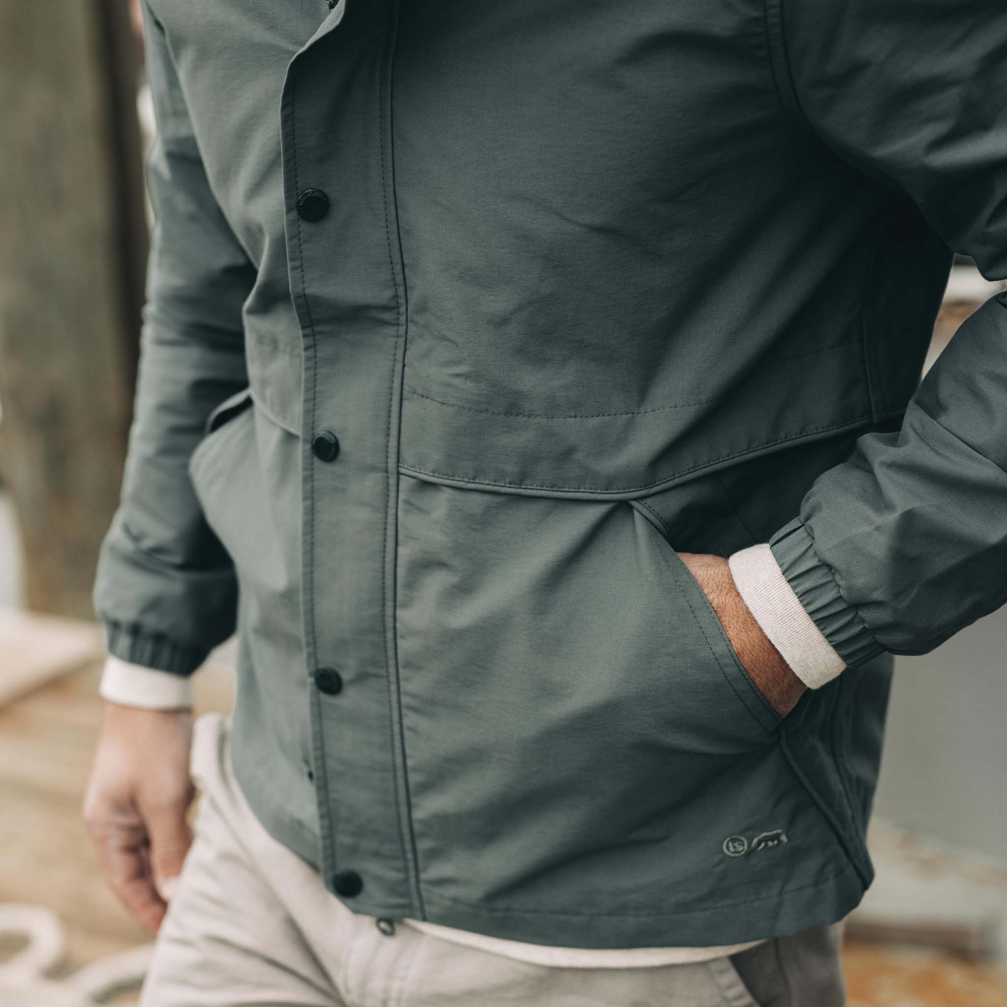 The Chapman Jacket in Sea Green Sixty Forty - Image 4