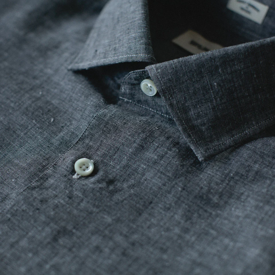 The Hyde in Charcoal Cotton and Linen - Image 2
