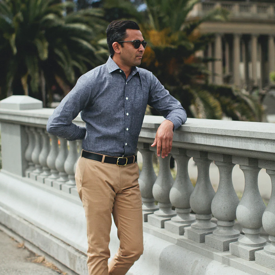 The Hyde in Charcoal Cotton and Linen - Image 3