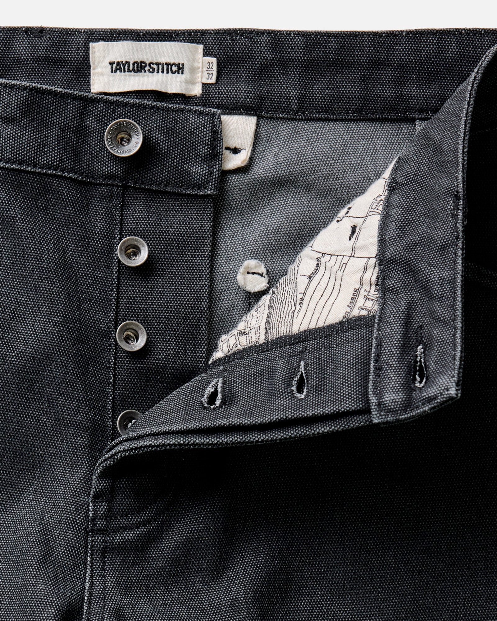 The Chore Pant in Coal Chipped Canvas - Image 6