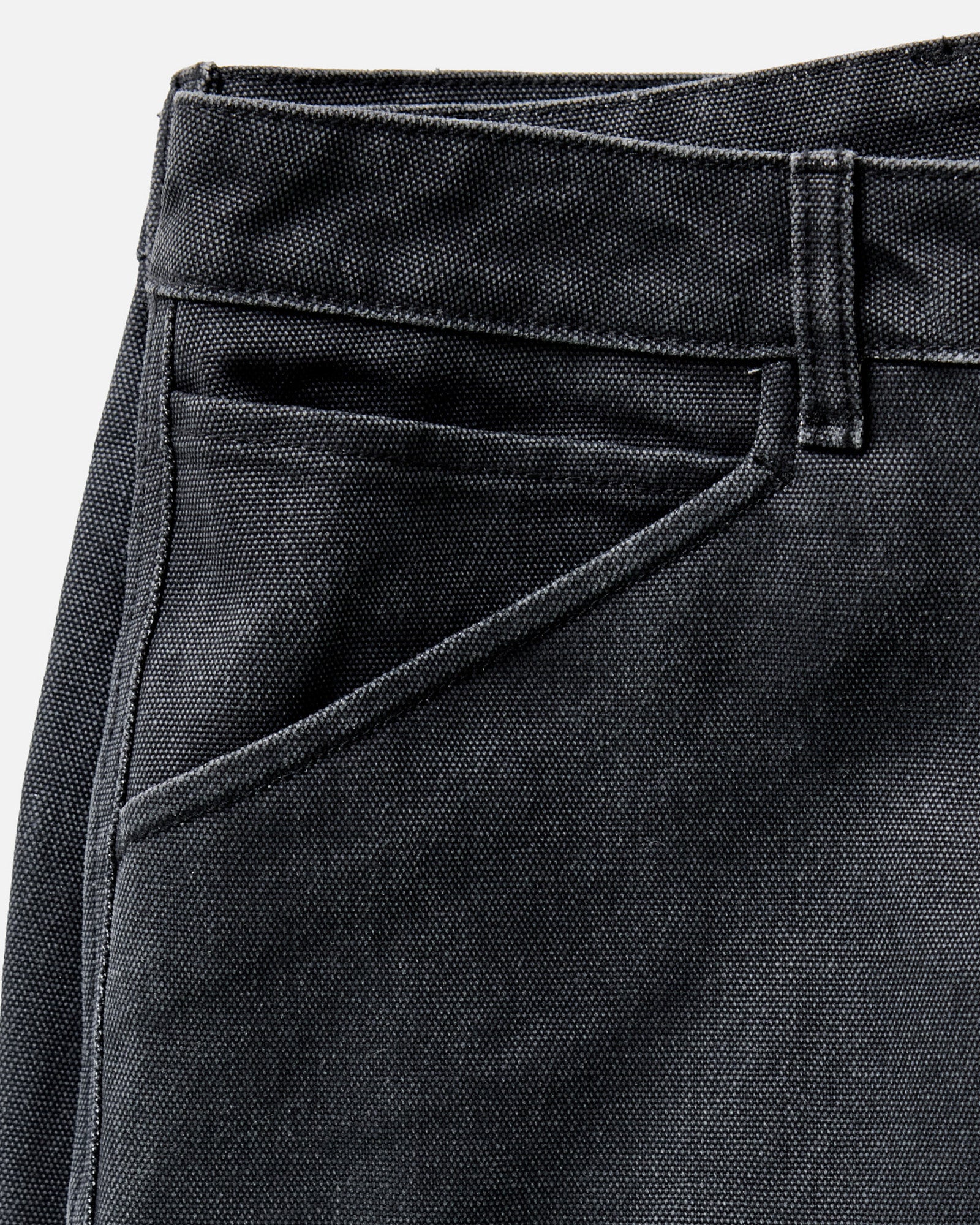 The Chore Pant in Coal Chipped Canvas - Image 7