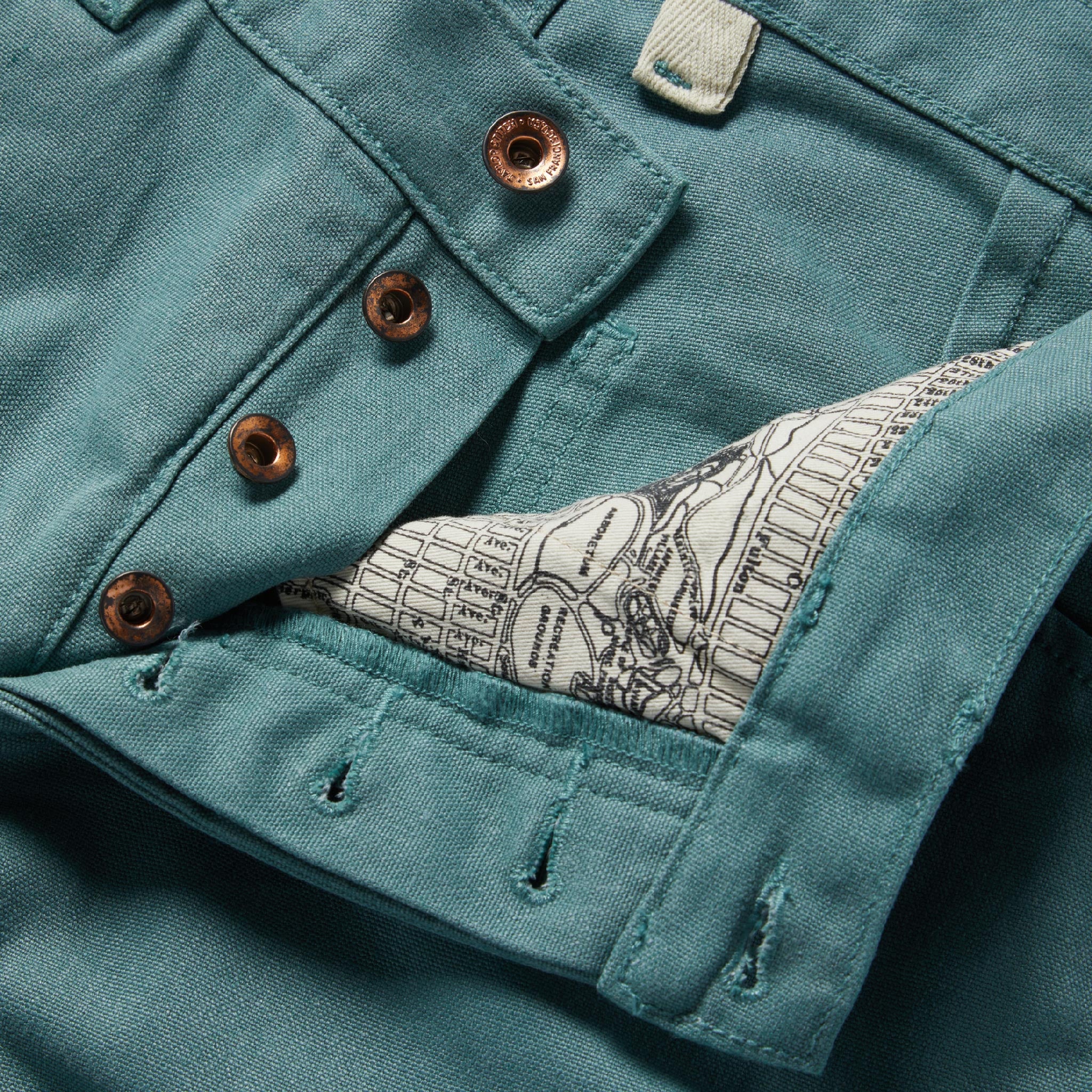 The Chore Pant in Ocean Boss Duck - Image 7