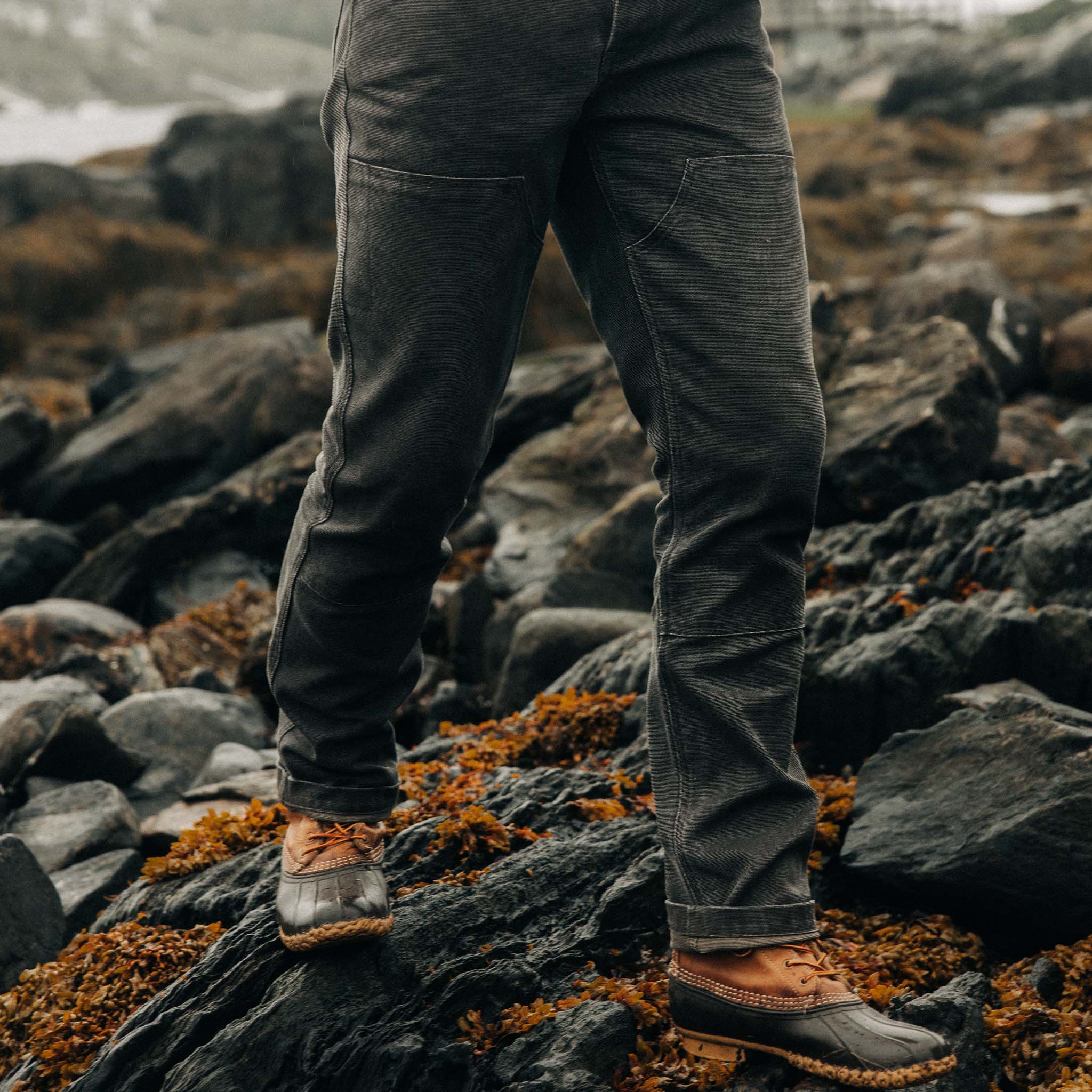 The Chore Pant in Soil Chipped Canvas - Image 3