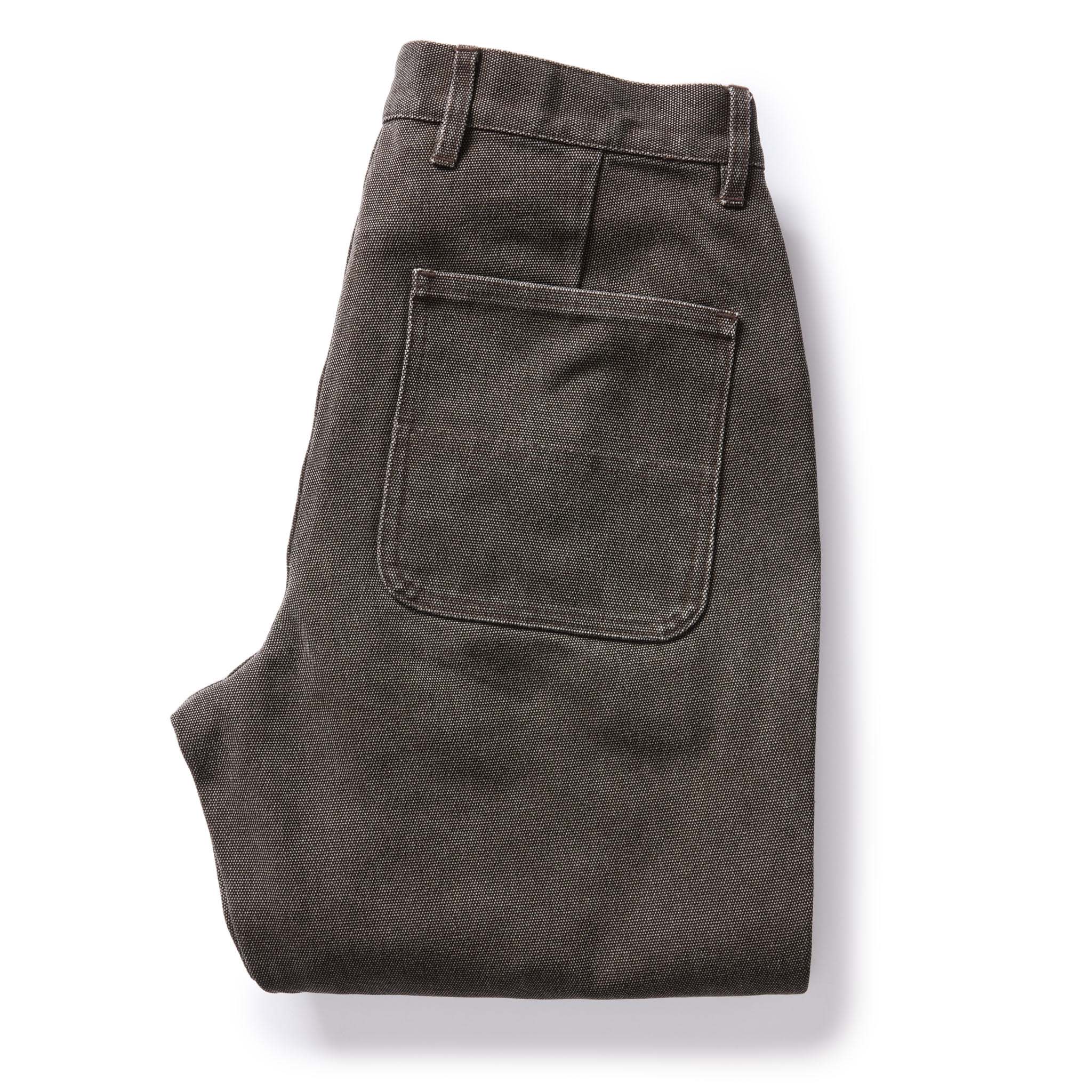 The Chore Pant in Soil Chipped Canvas - Image 5