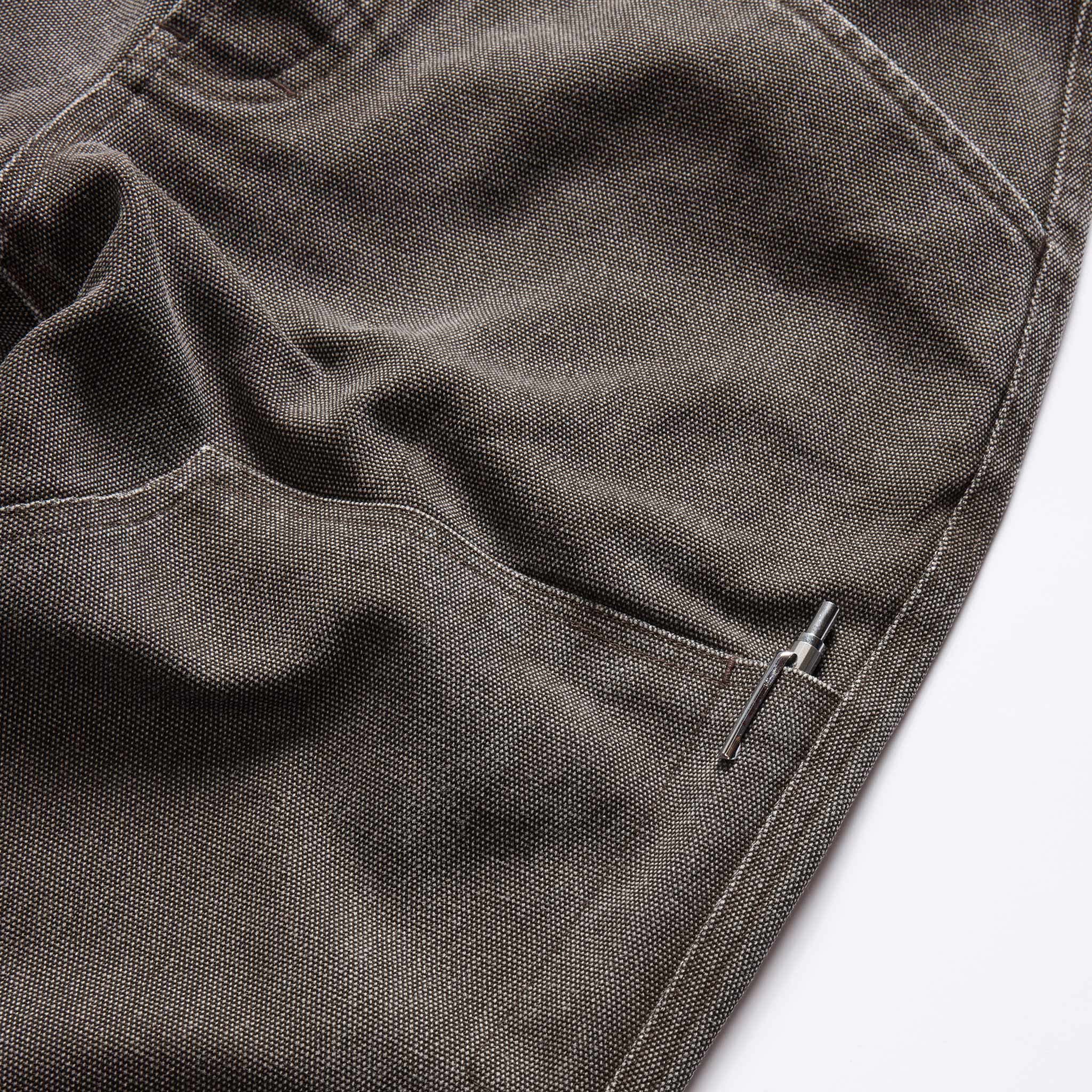The Chore Pant in Soil Chipped Canvas - Image 7