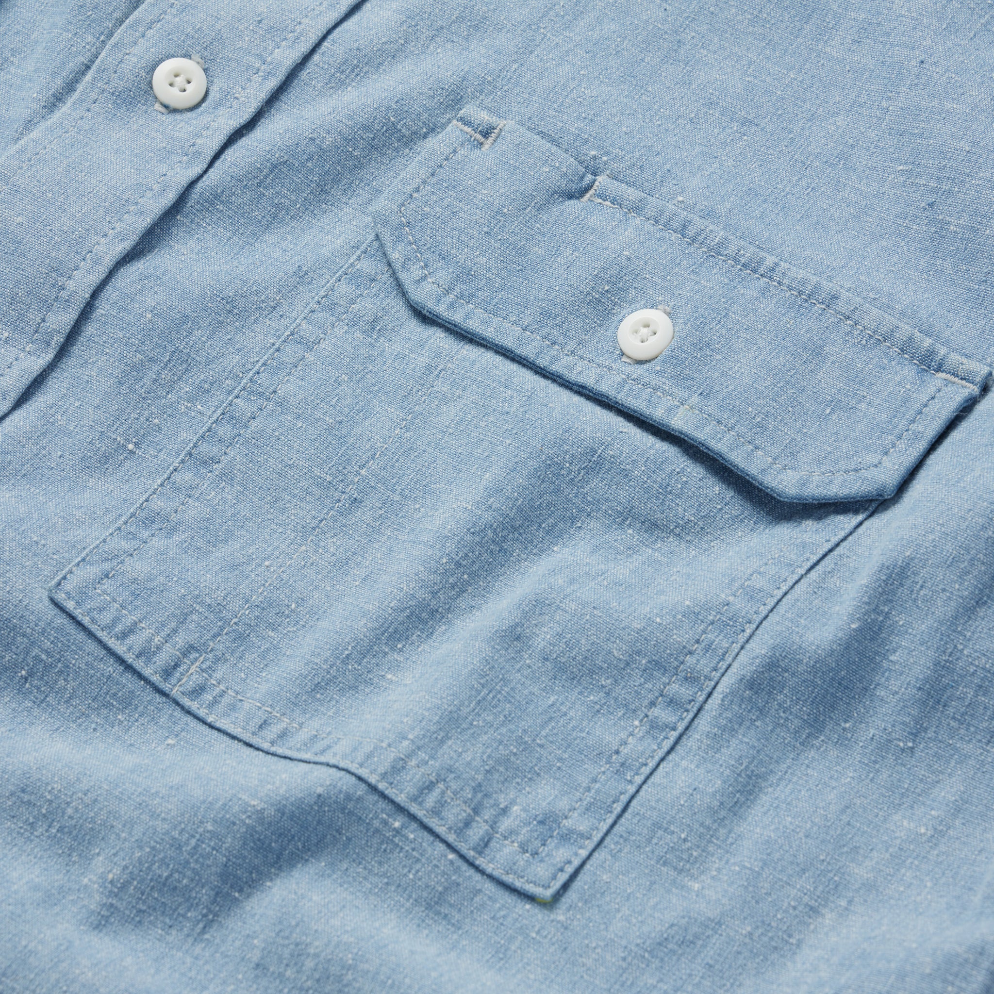 The Chore Shirt in Washed Indigo Boss Duck - Image 5