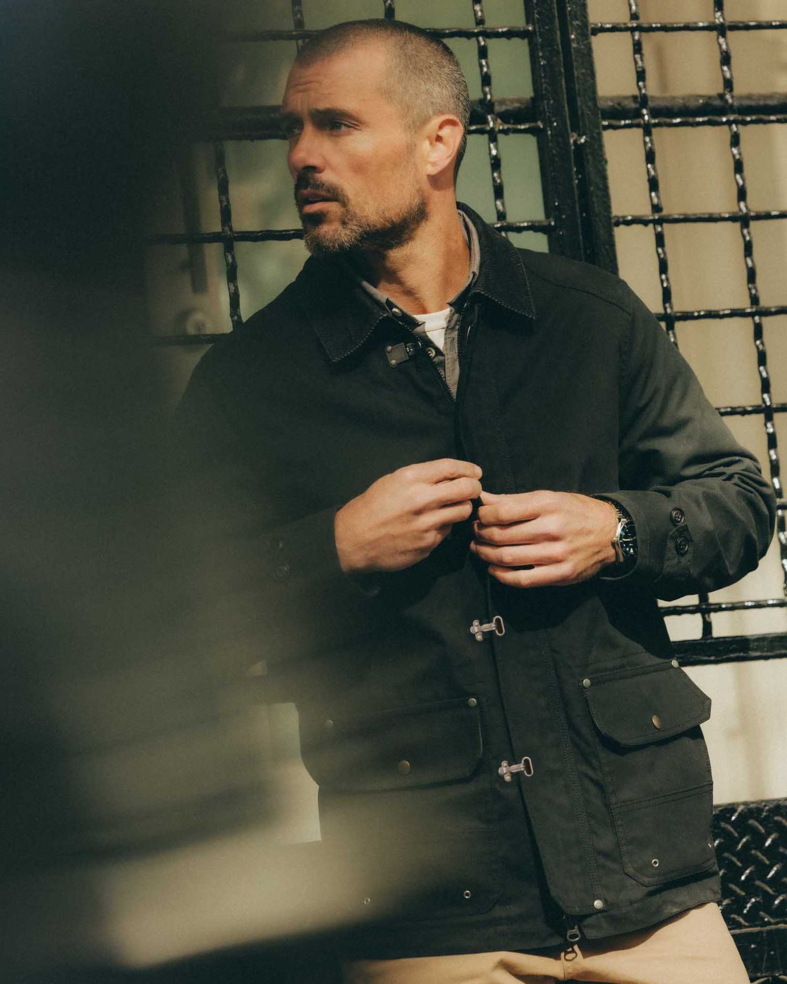 The Cinder Jacket in Coal Dry Wax - Image 2