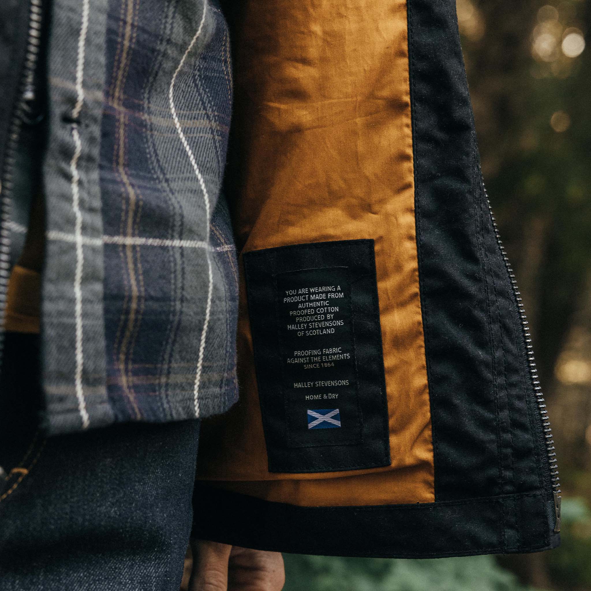 The Clutch Jacket in Coal EverWax - Image 5