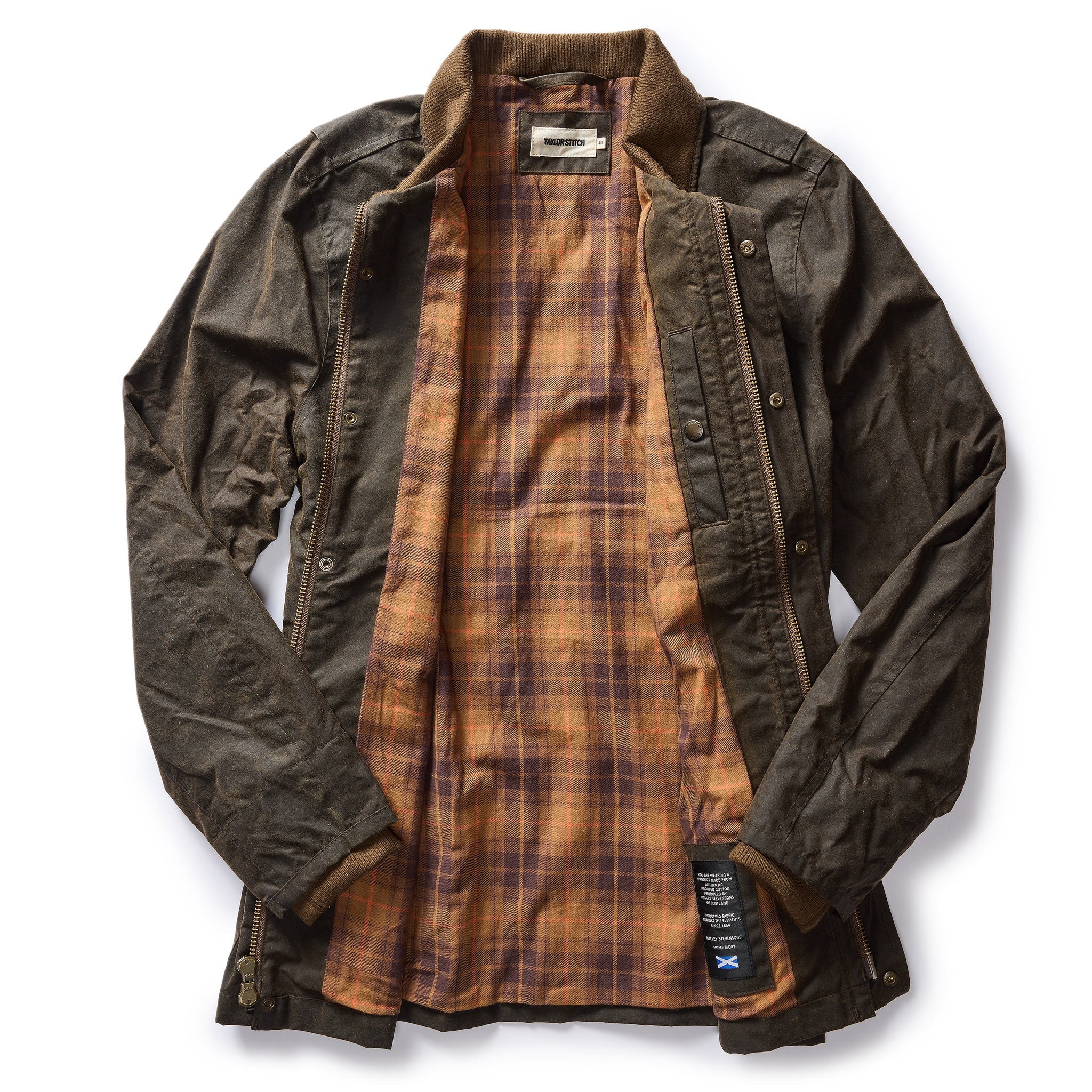 The Clutch Jacket in Soil Waxed Canvas - Image 6