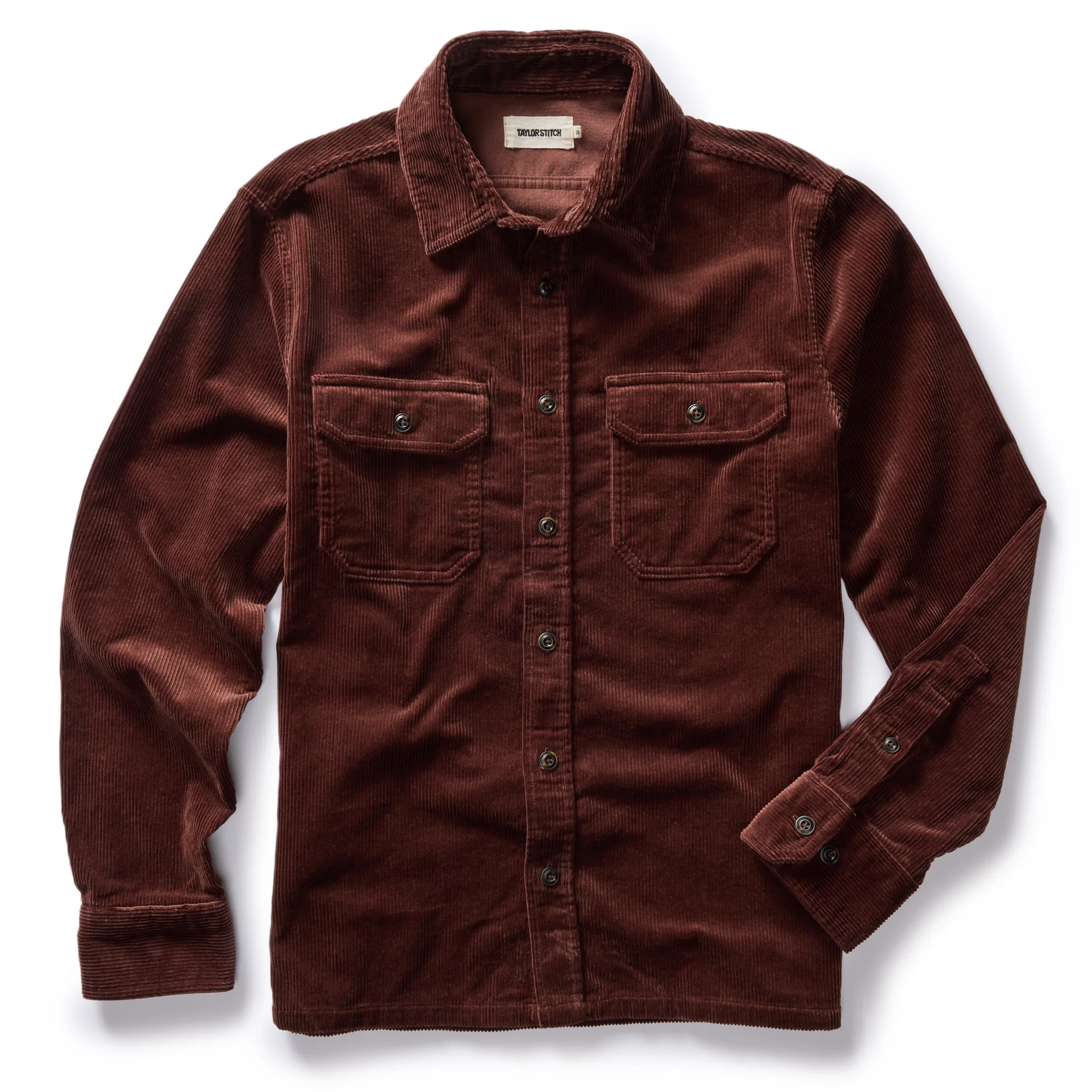 The Connor Shirt in Burgundy Cord - Image 5