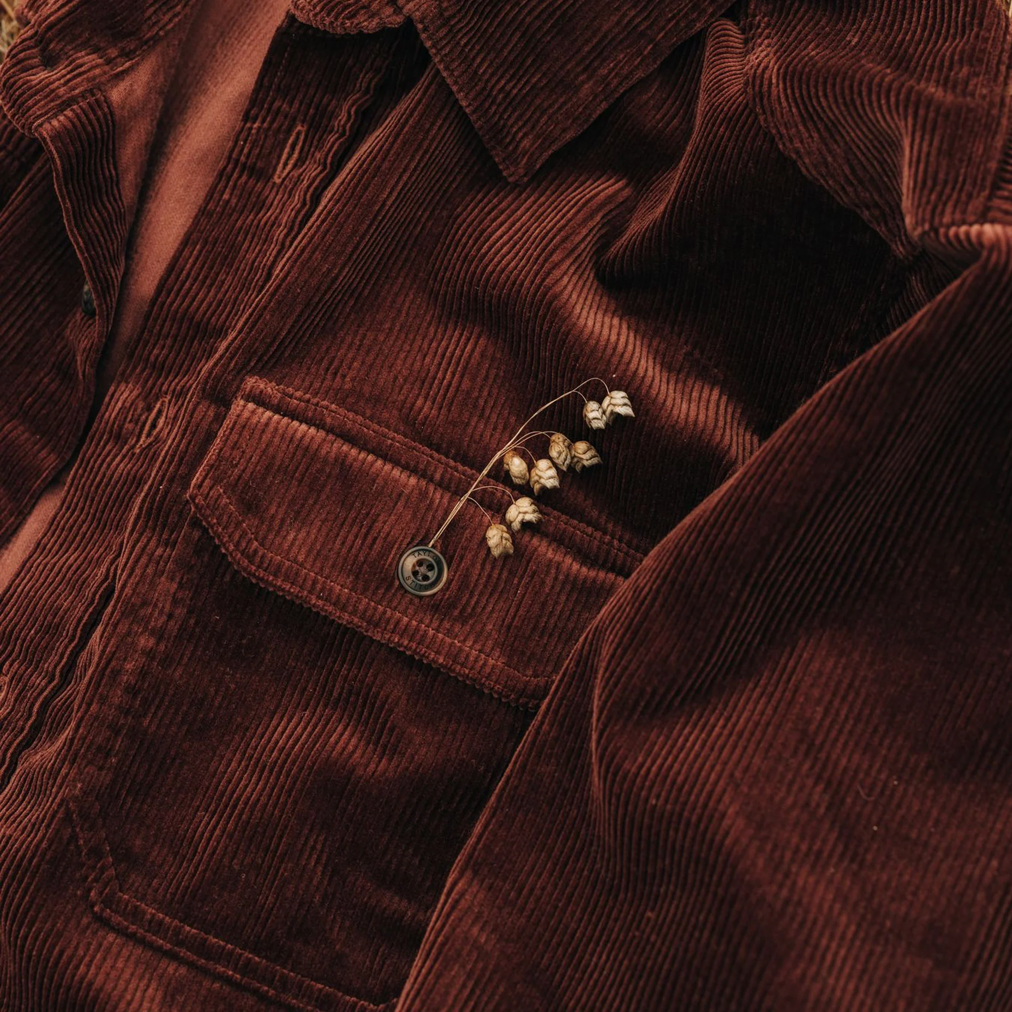 The Connor Shirt in Burgundy Cord - Image 7