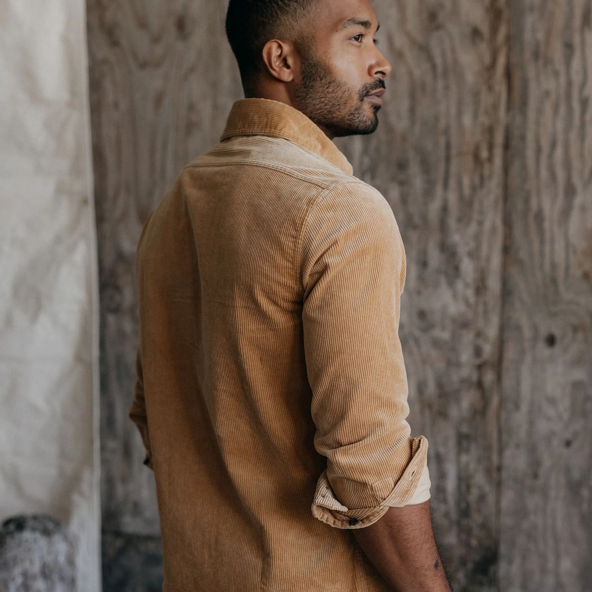 The Connor Shirt in Camel Cord - Image 5