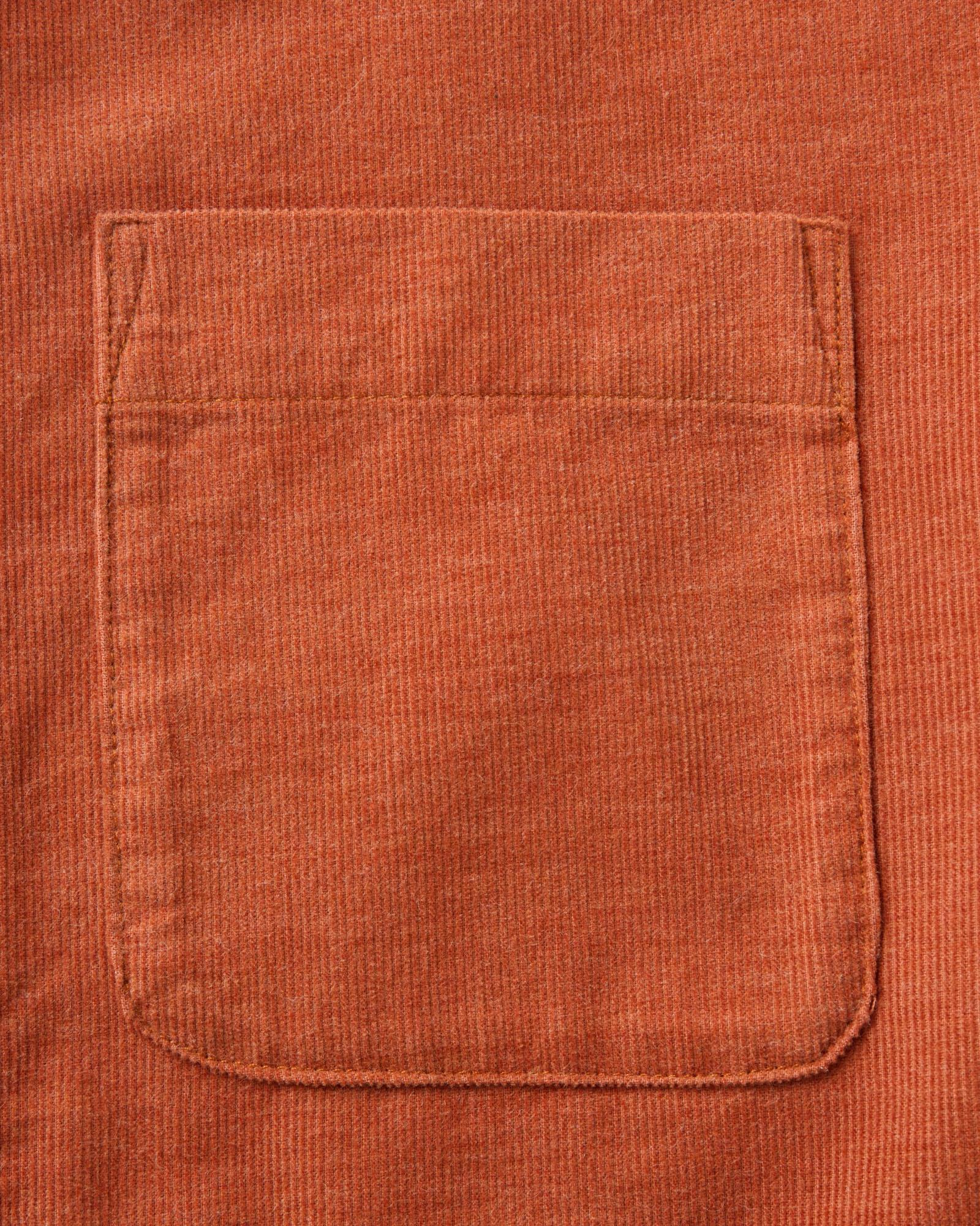 The Conrad Shirt in Heather Chili Pincord - Image 7