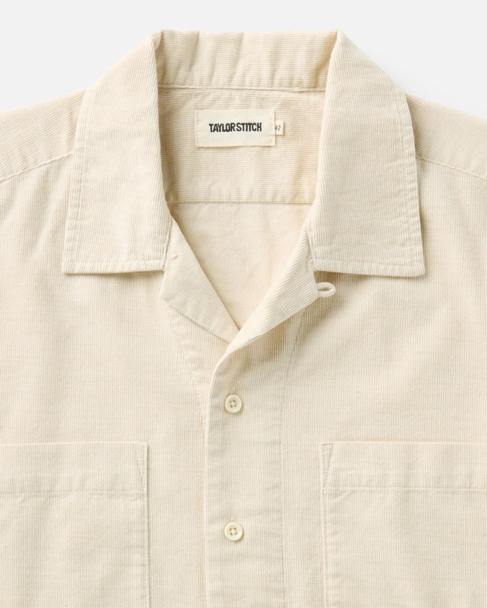 The Conrad Shirt in Heather Oat Pincord - Image 4
