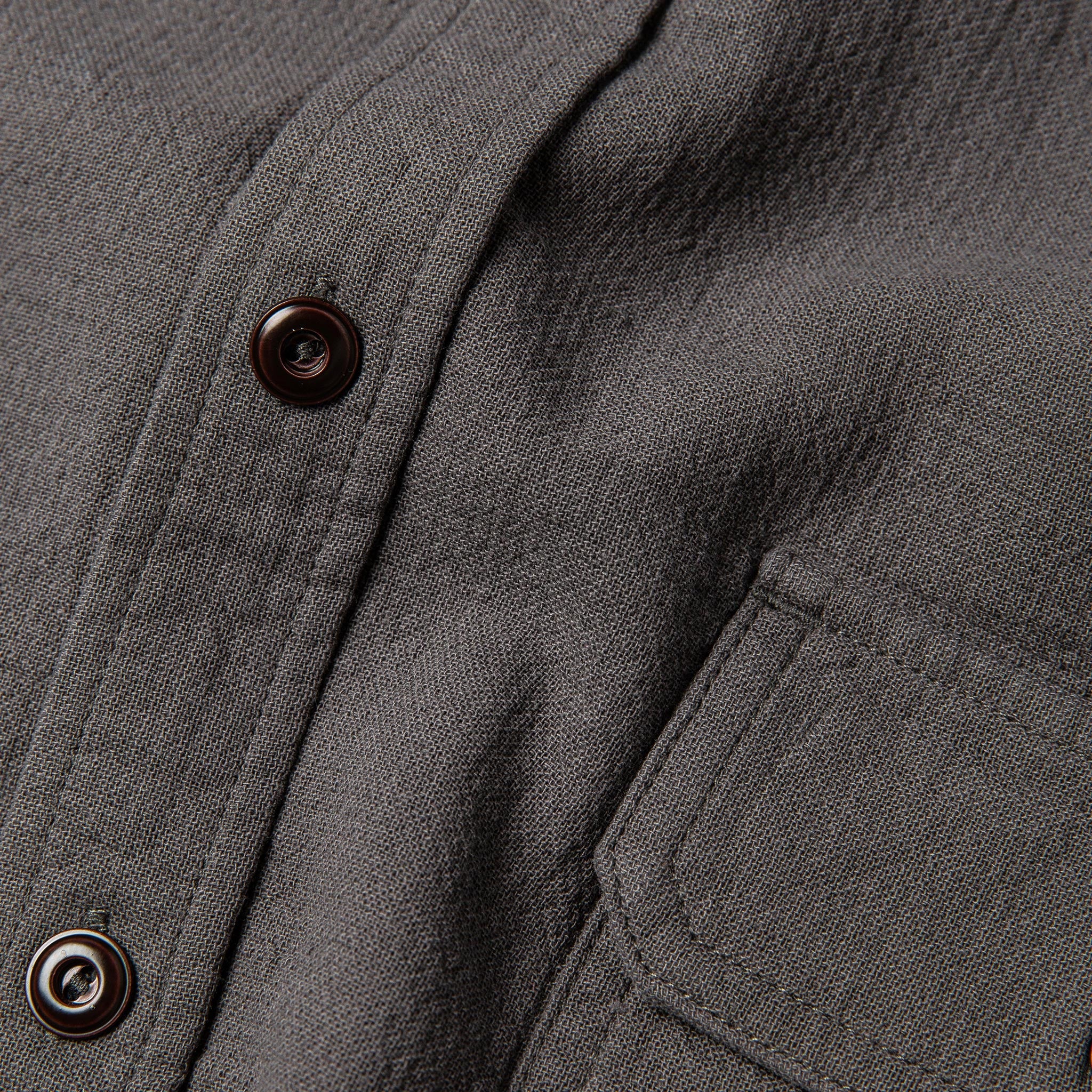 The Corso in Charcoal Double Cloth - Image 7