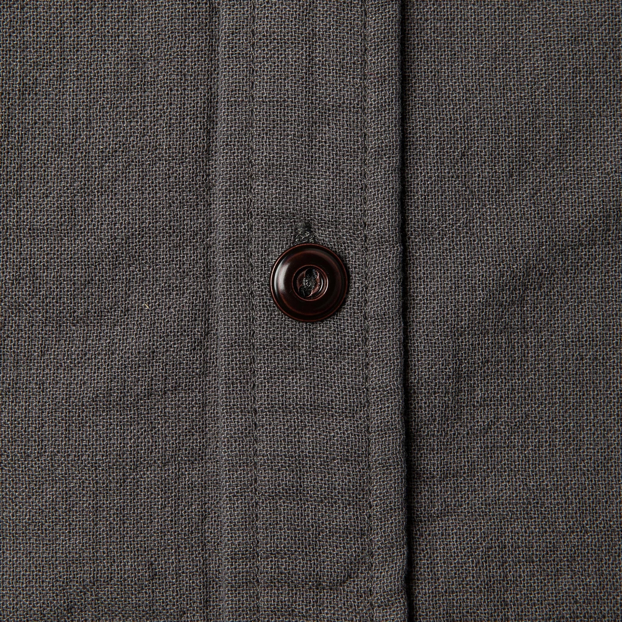 The Corso in Charcoal Double Cloth - Image 8