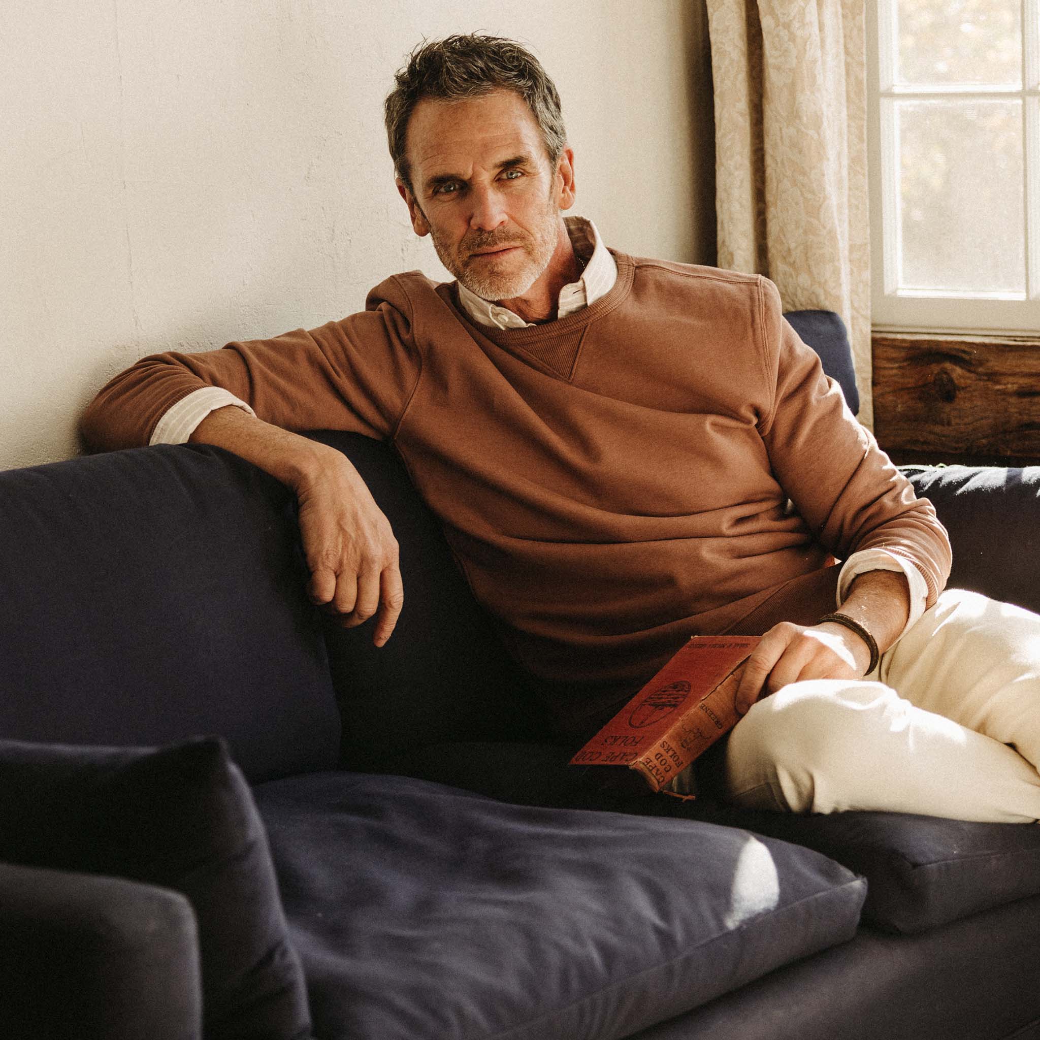 The Cotton Hemp Crew in Faded Brick - Image 3