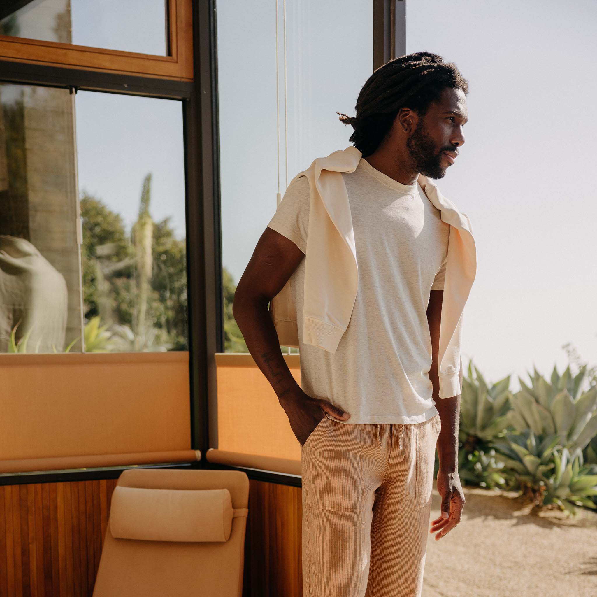 The Cotton Hemp Crew in Natural - Image 5