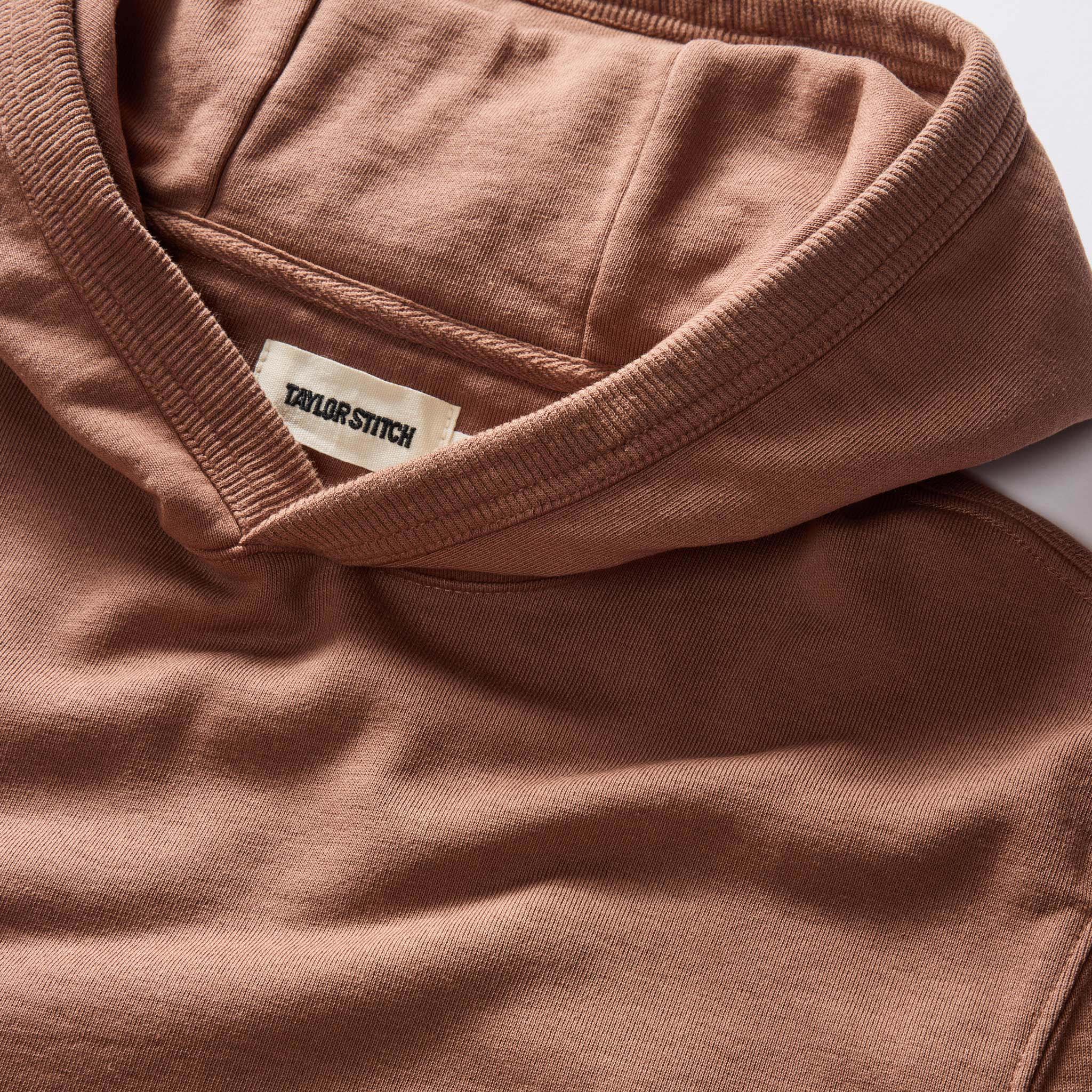 The Cotton Hemp Hoodie in Faded Brick - Image 7