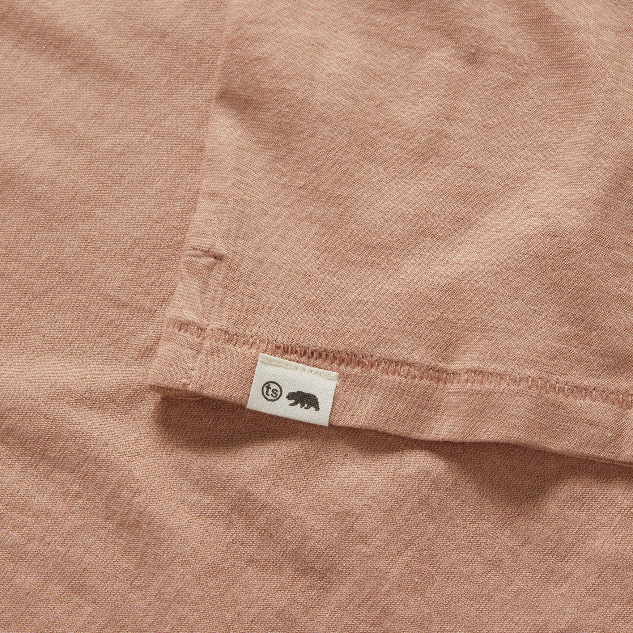 The Cotton Hemp Polo in Dried Acorn - Image 6
