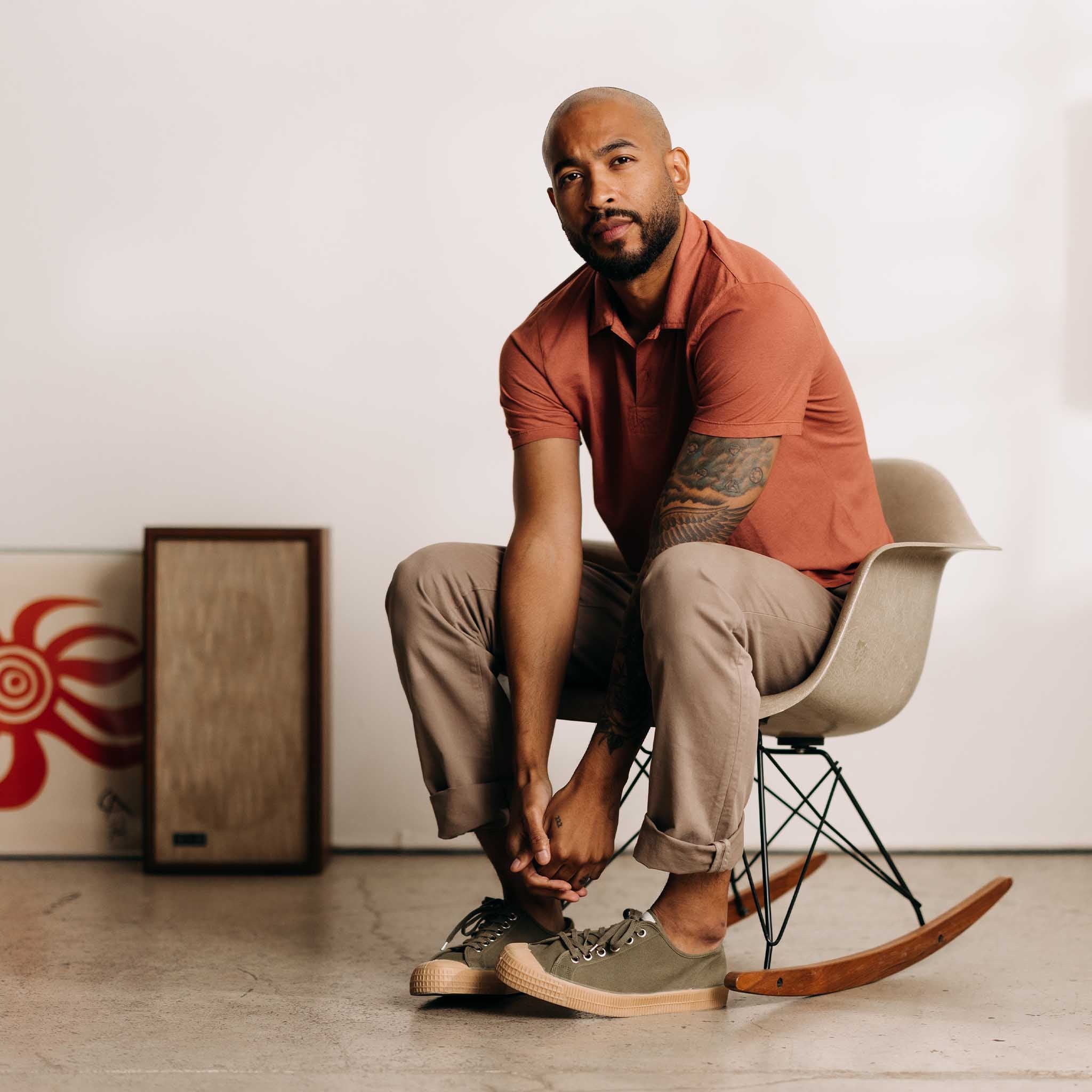 The Cotton Hemp Polo in Fired Clay - Image 4