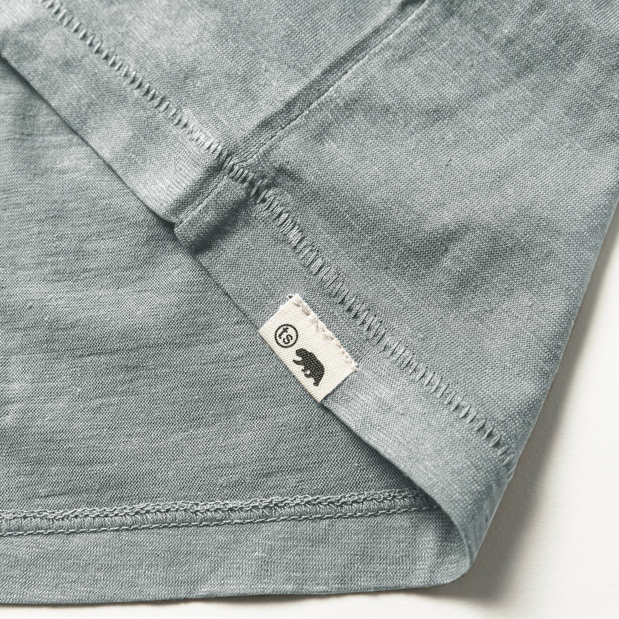 The Cotton Hemp Tee in Bay Mist - Image 6