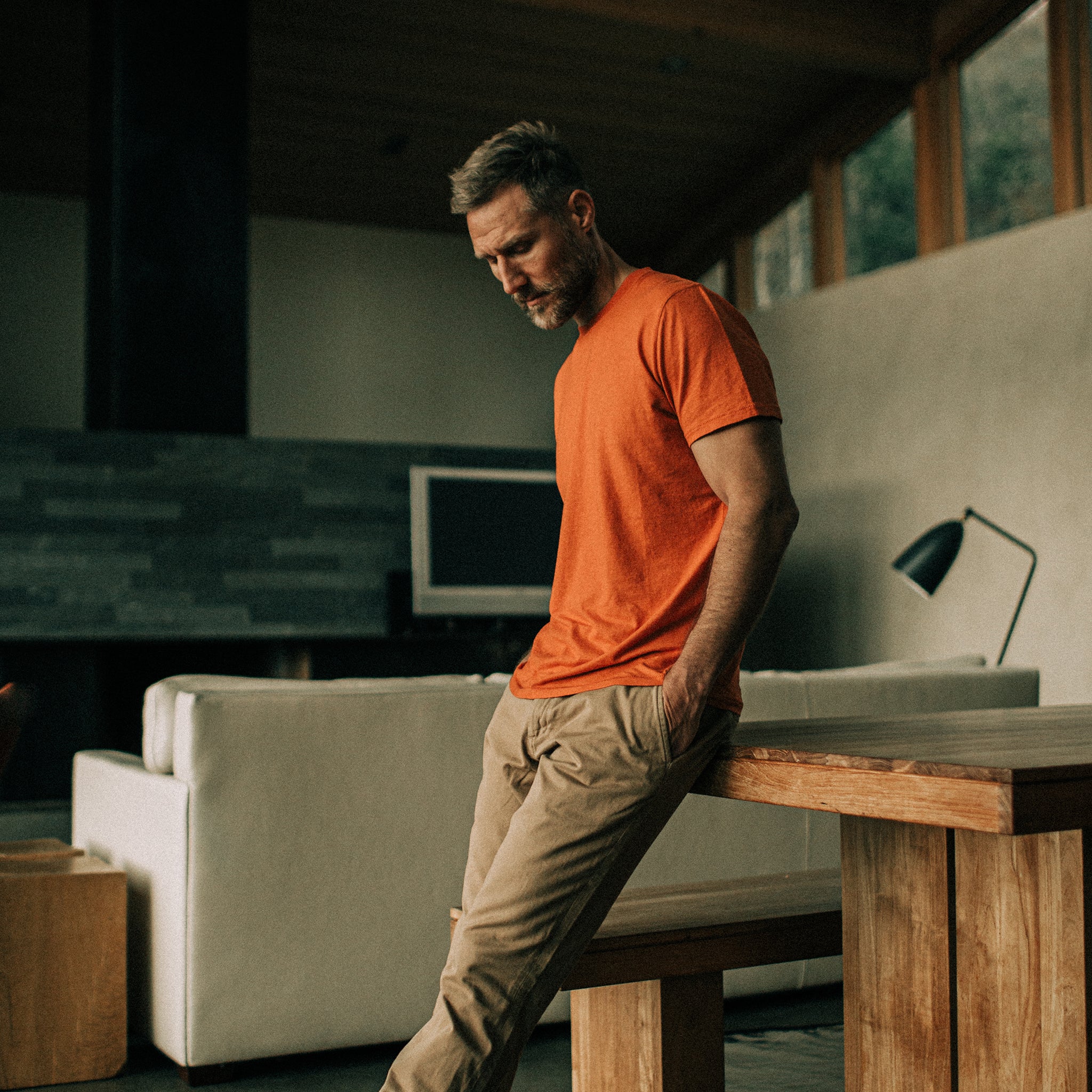 The Cotton Hemp Tee in Monarch - Image 2