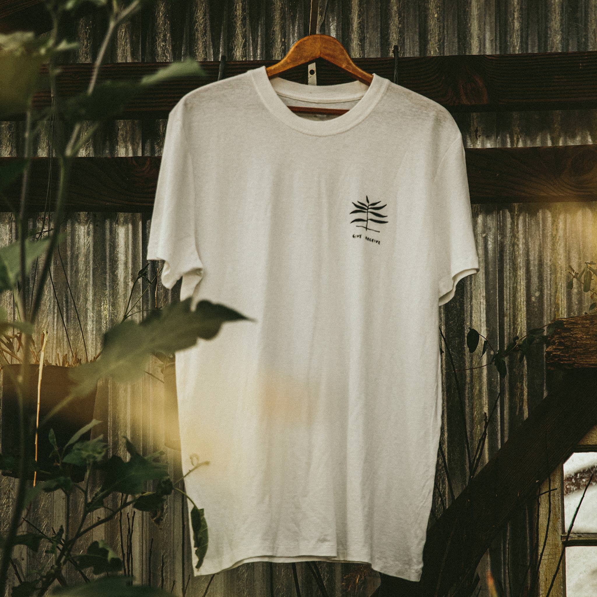 The Cotton Hemp Tee in Natural Give to Get - Image 2