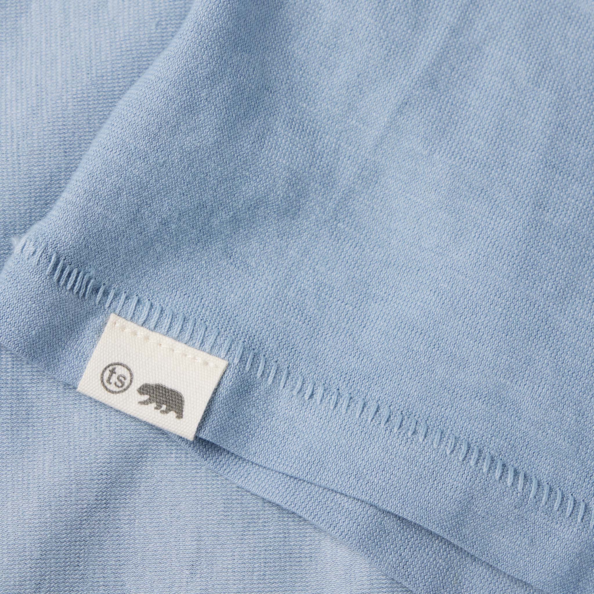 The Cotton Hemp Tee in Ocean - Image 7