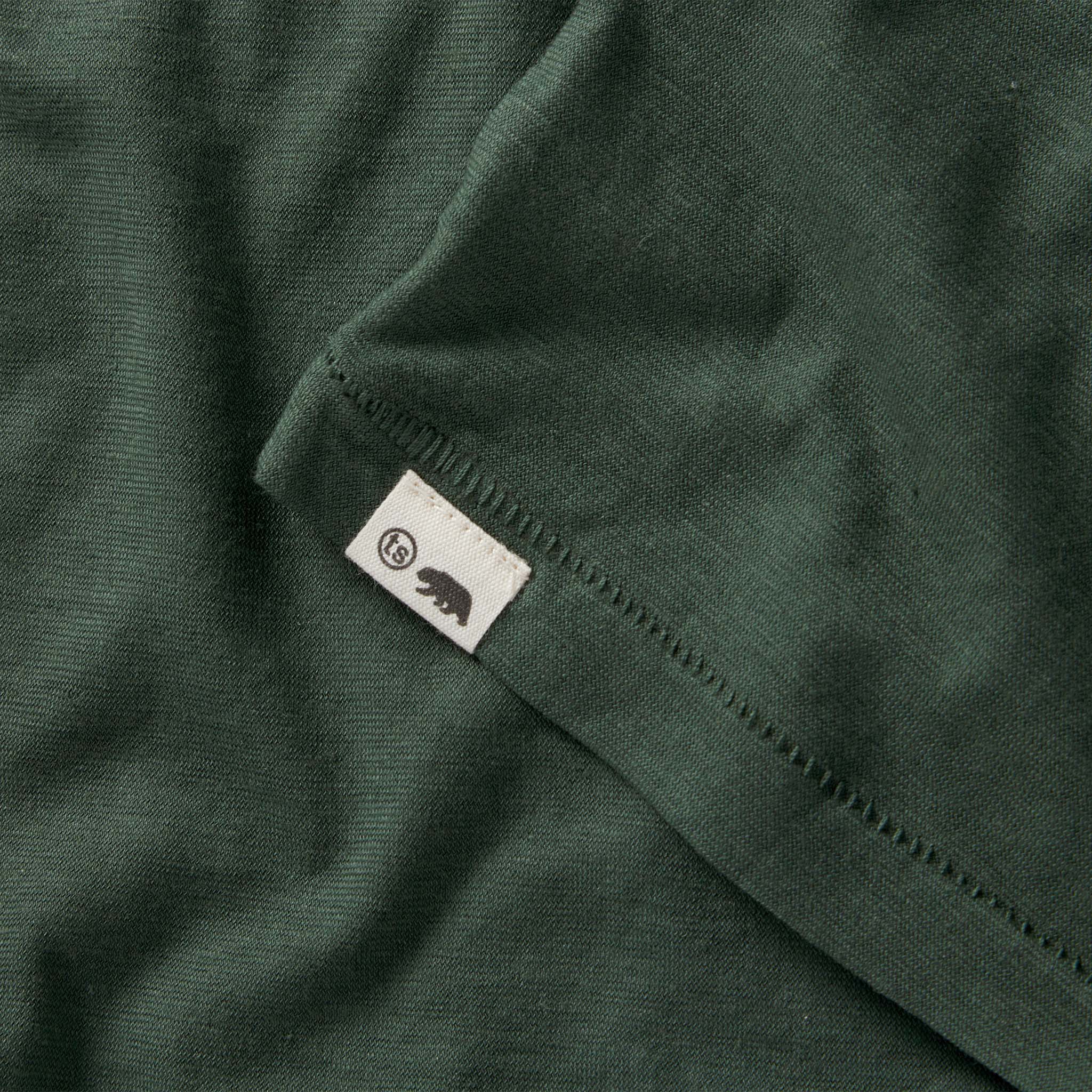The Cotton Hemp Tee in Pine - Image 6