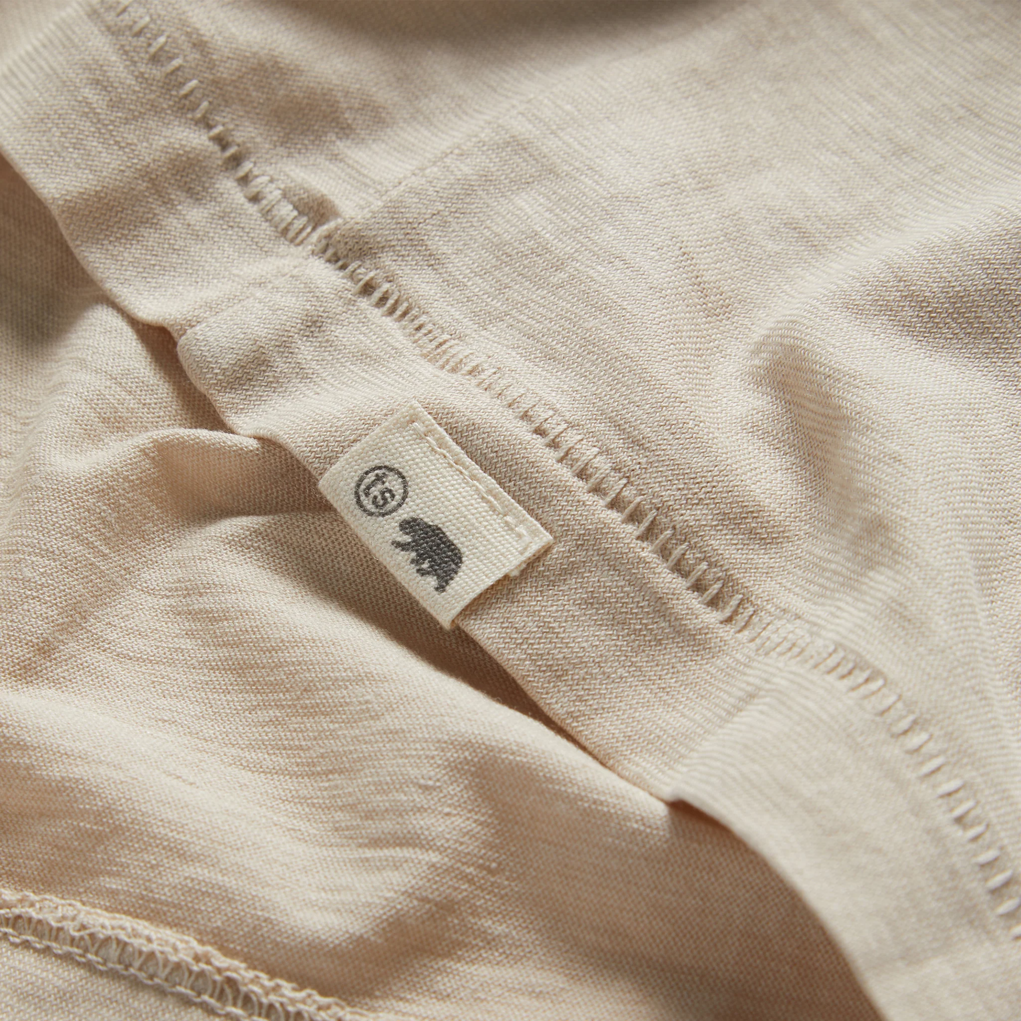 The Cotton Hemp Tee in Sand - Image 6