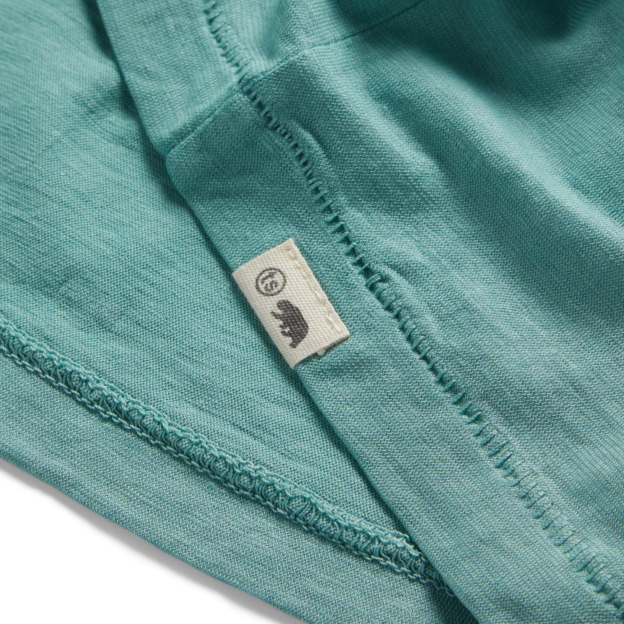 The Cotton Hemp Tee in Teal - Image 5