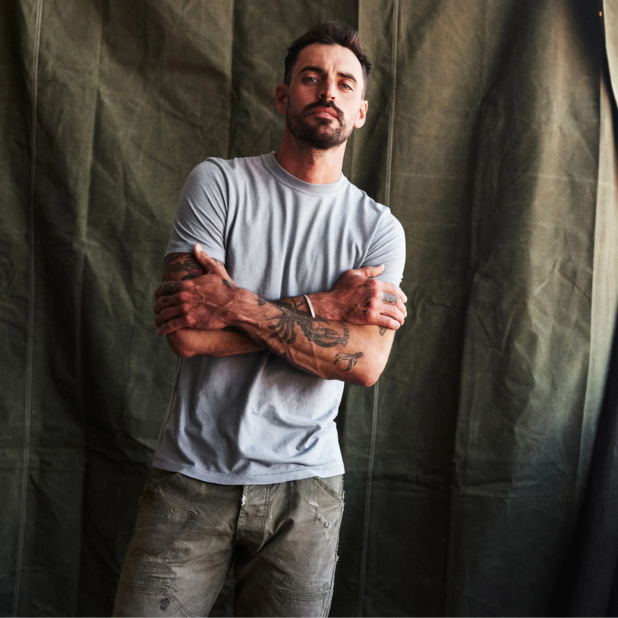 The Cotton Hemp Tee in Tradewinds - Image 4