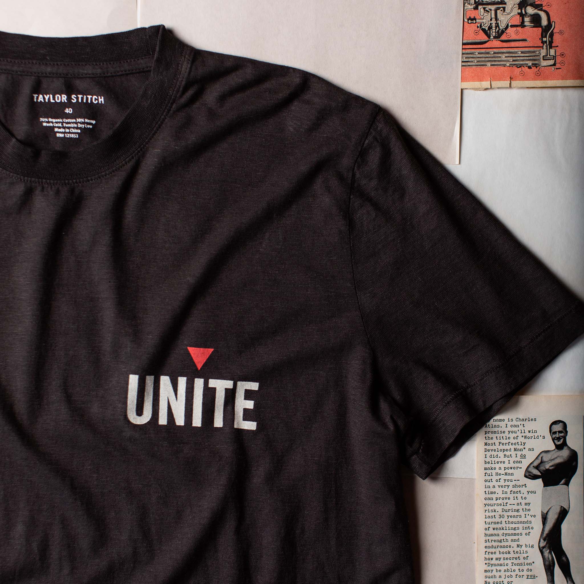 The Cotton Hemp Tee in Unite - Image 3