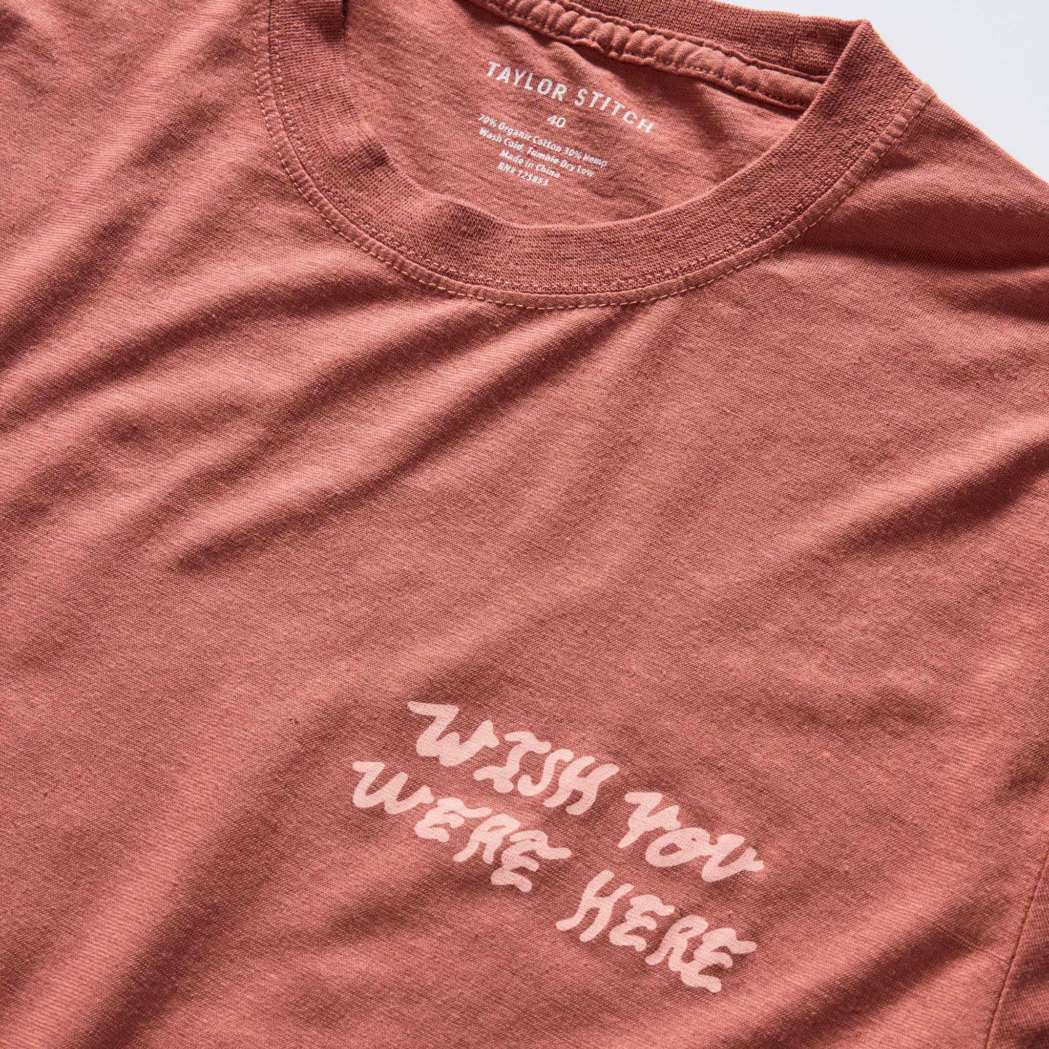 The Cotton Hemp Tee in Wish You Were Here - Image 5