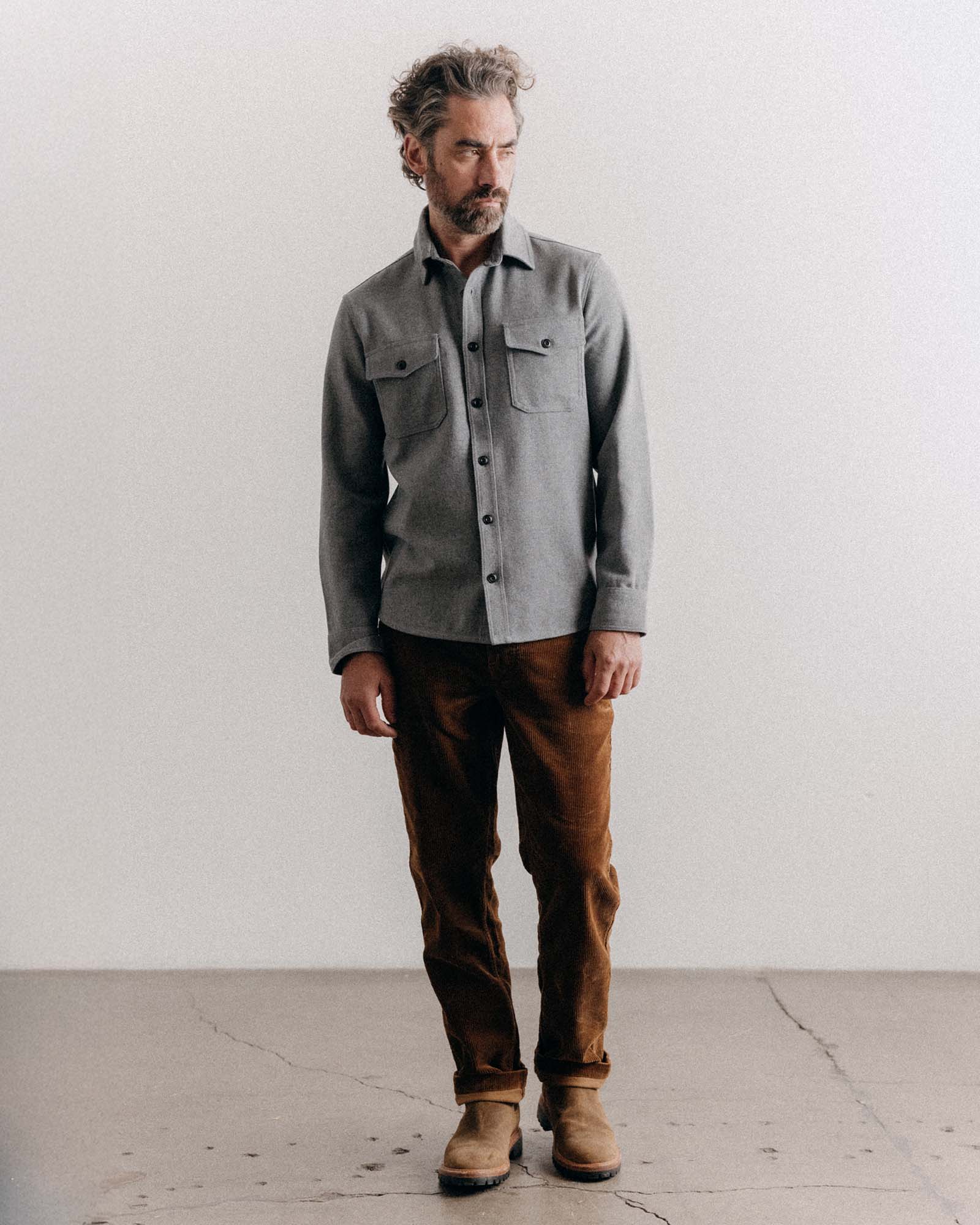 The CPO Shirt in Heather Ash Twill - Image 2