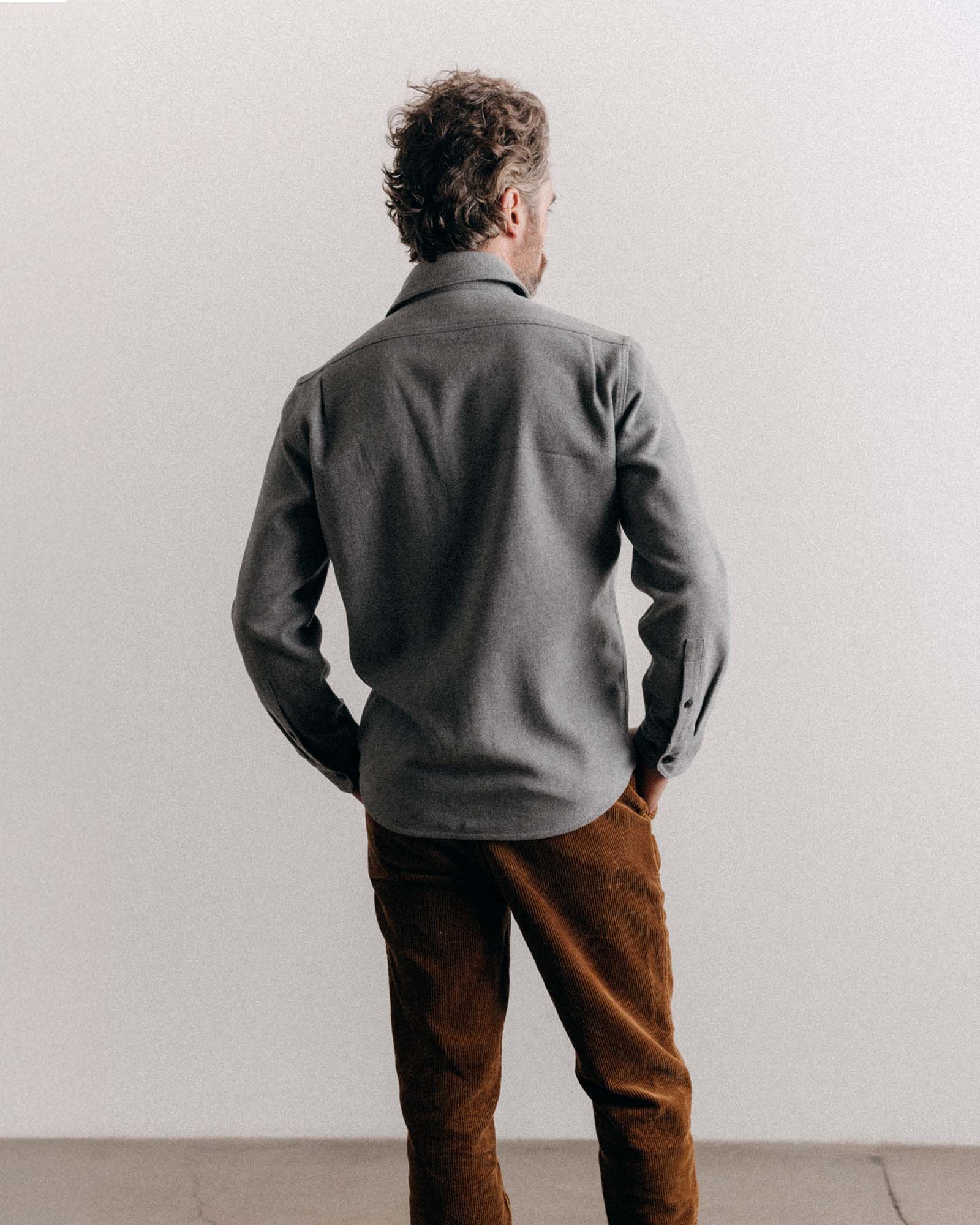 The CPO Shirt in Heather Ash Twill - Image 4