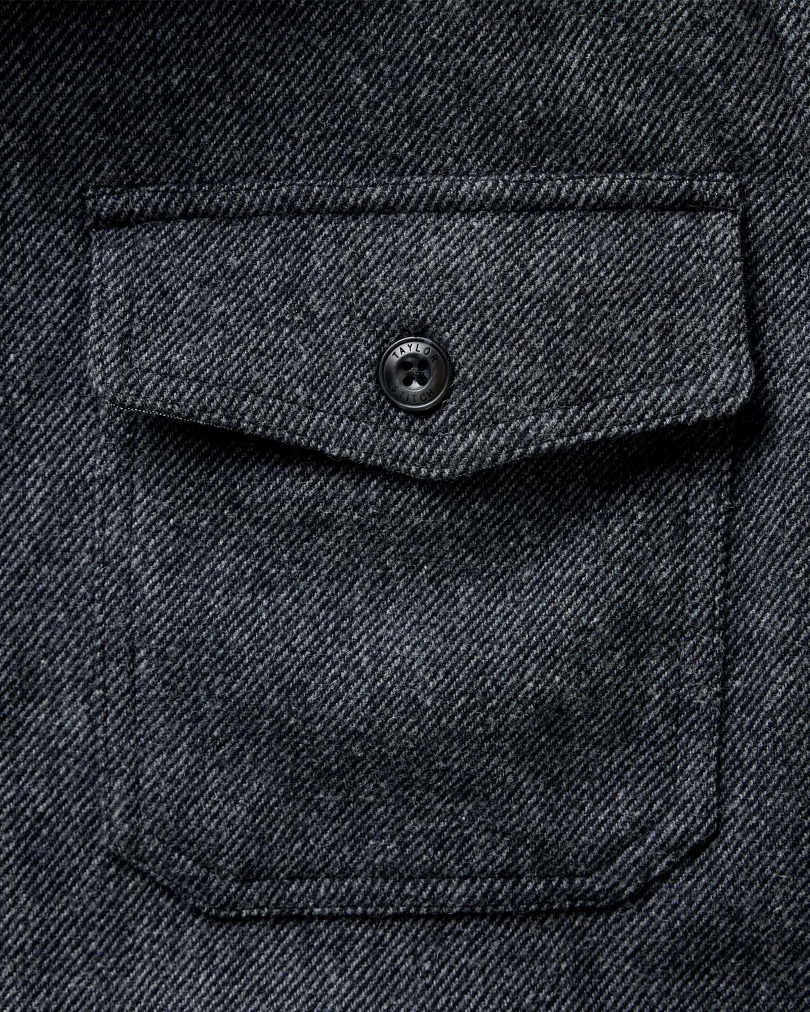 The CPO Shirt in Heather Slate Twill - Image 5