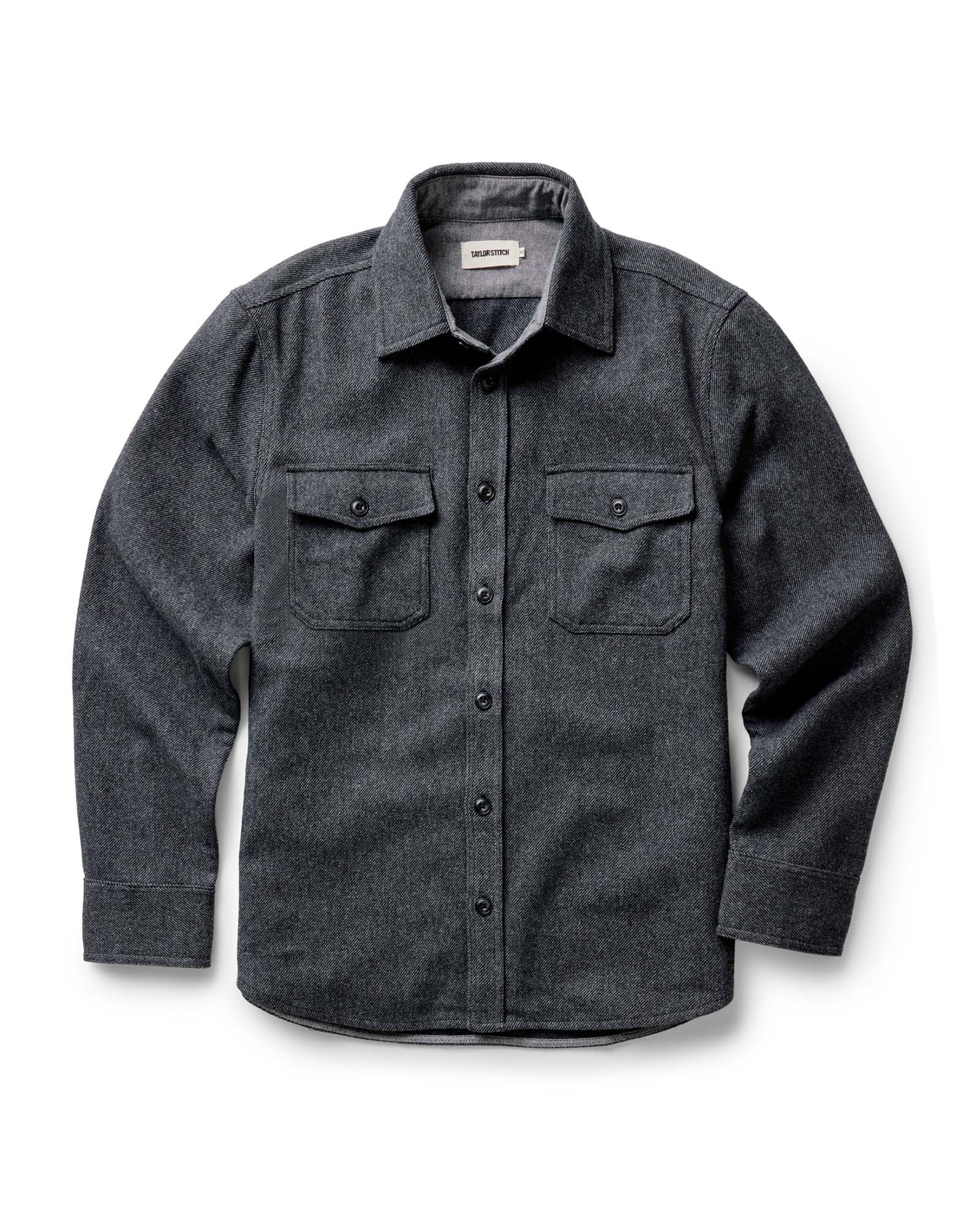 The CPO Shirt in Heather Slate Twill - Image 7