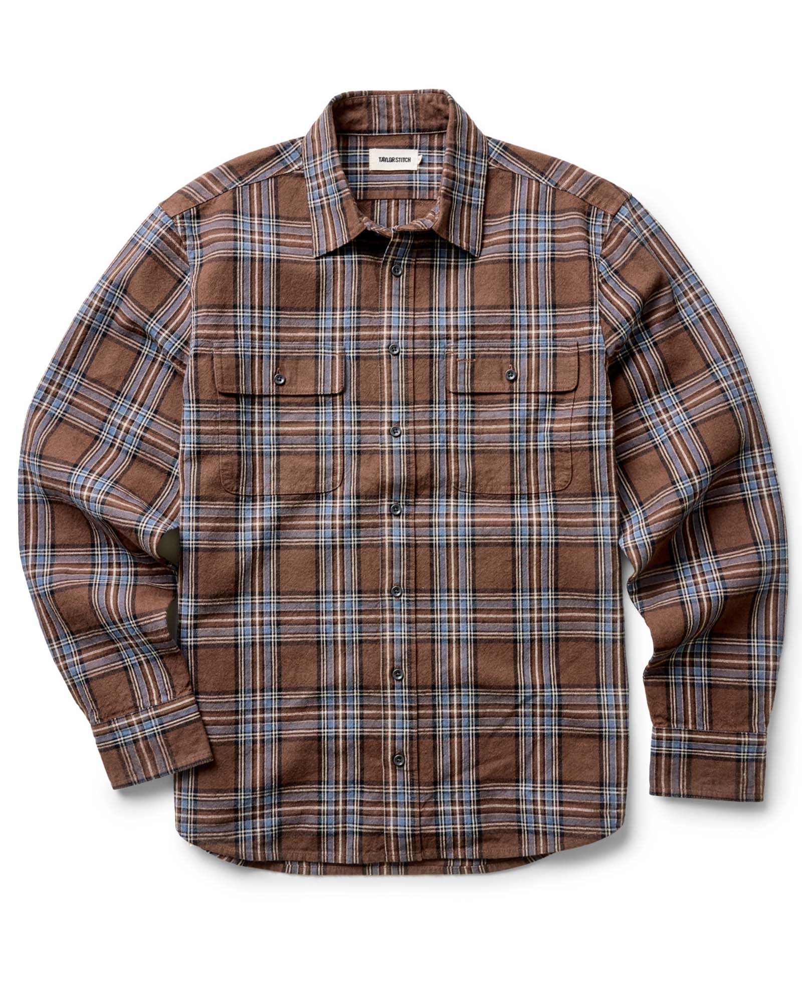 The Craftsman Shirt in Brick Plaid - Image 5