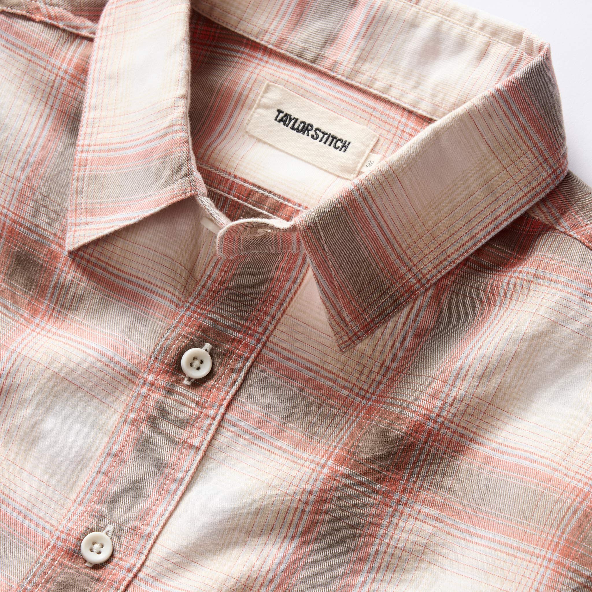 The Craftsman Shirt in Brick Shadow Plaid - Image 6