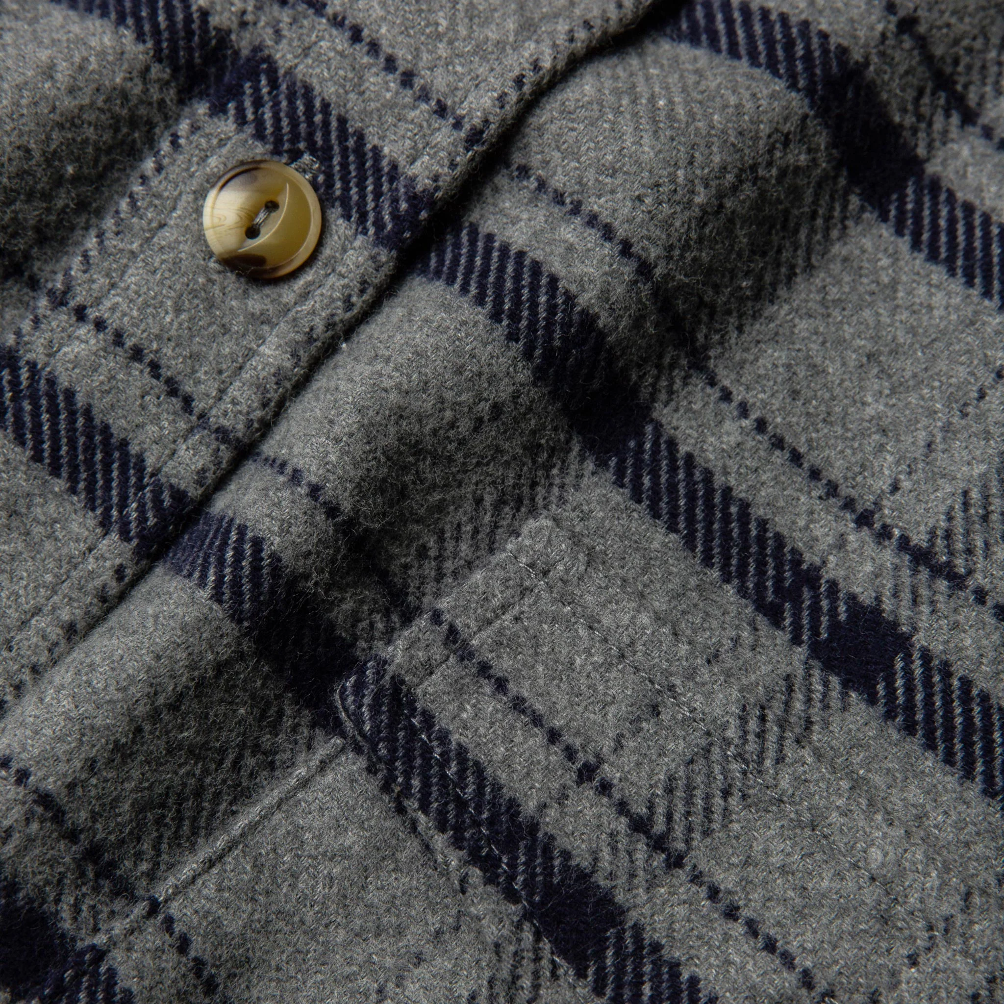 The Crater Shirt in Ash Plaid - Image 7