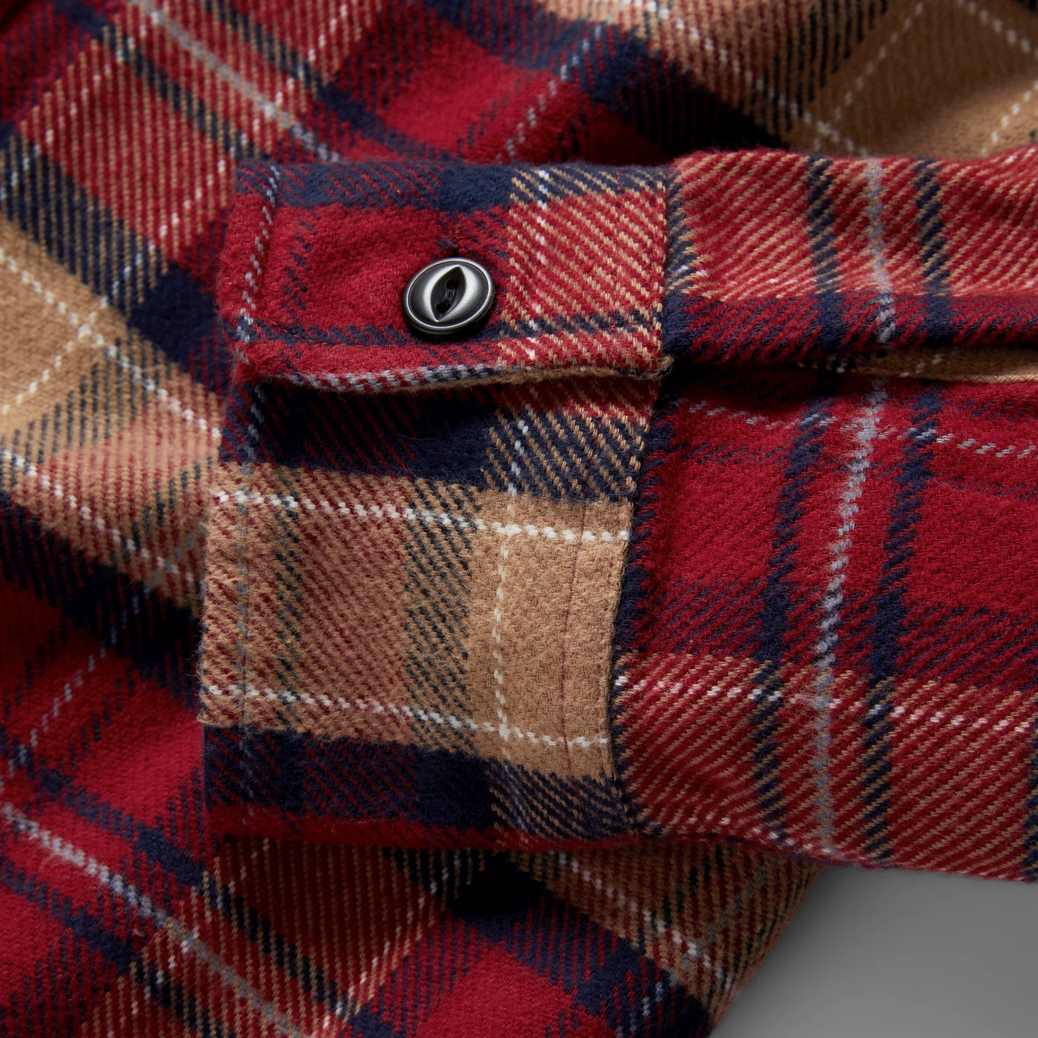 The Crater Shirt in Cardinal Check - Image 6