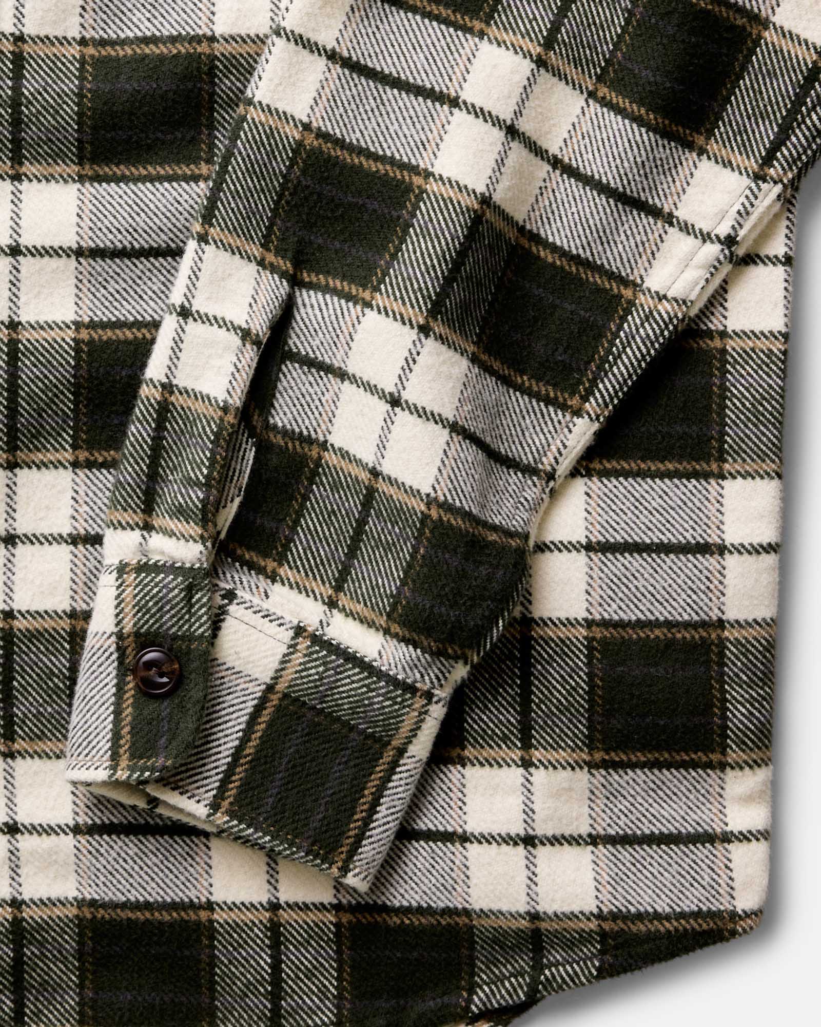 The Crater Shirt in Forest Plaid - Image 8