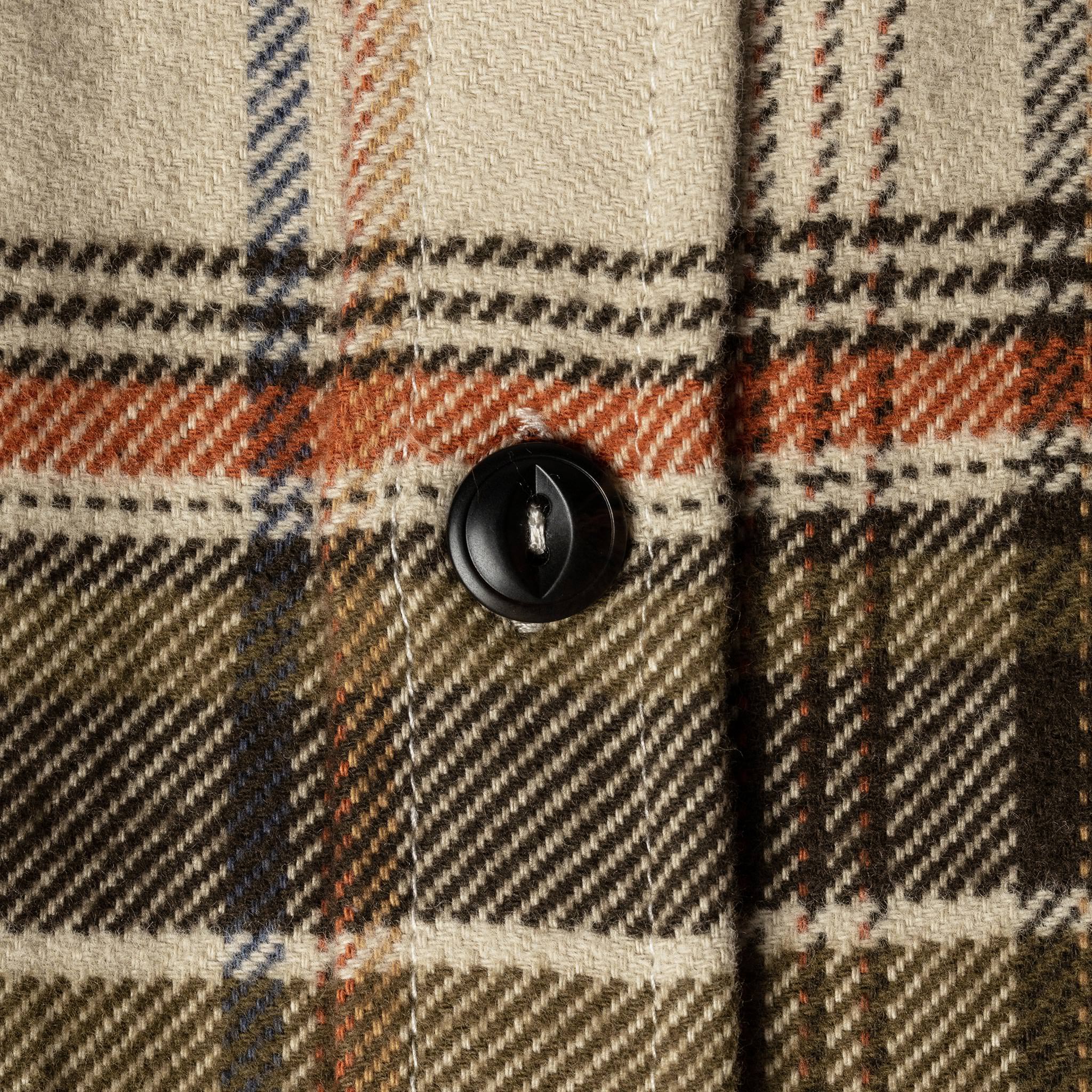 The Crater Shirt in Tan Plaid - Image 9