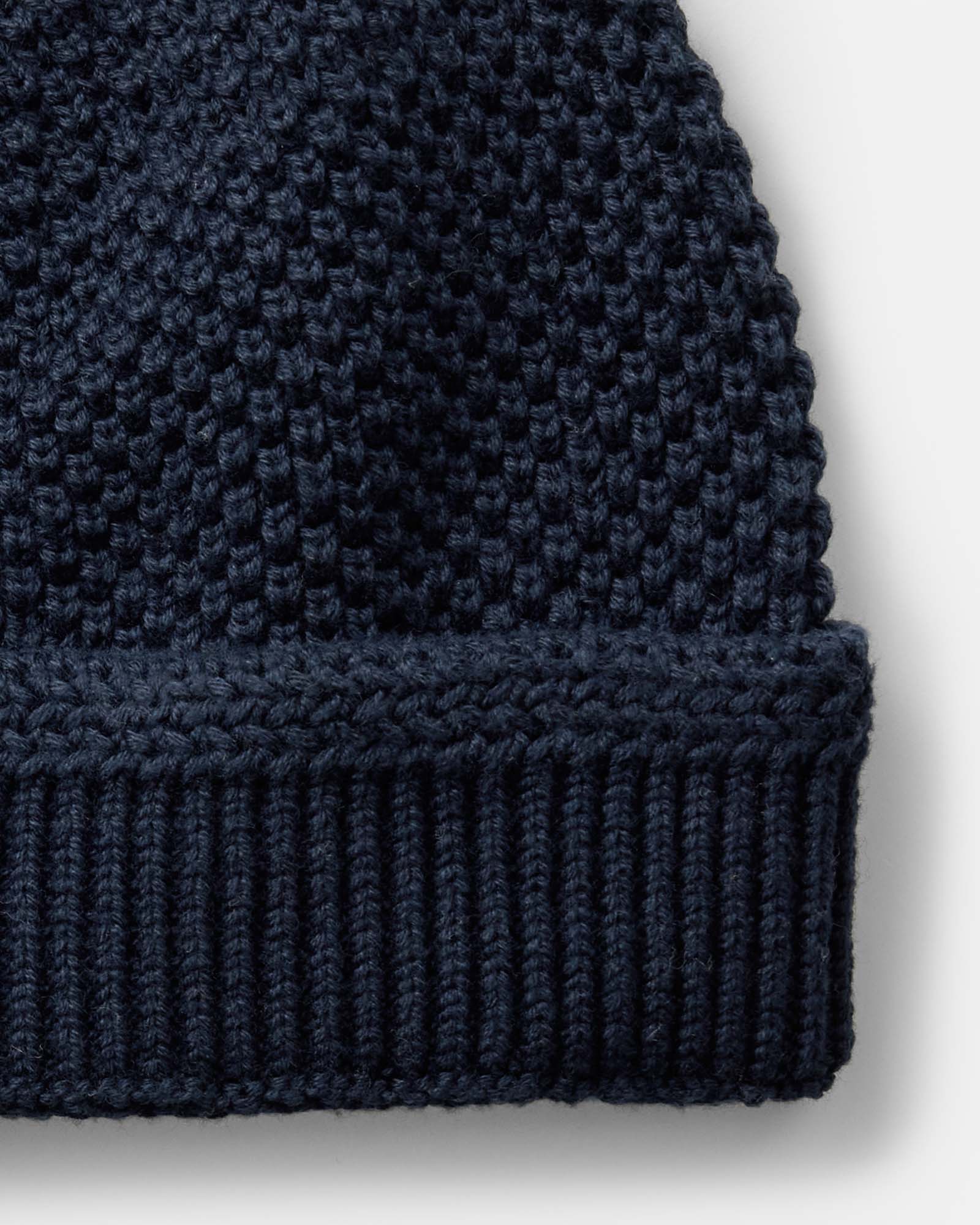The Crawford Beanie in Navy - Image 3