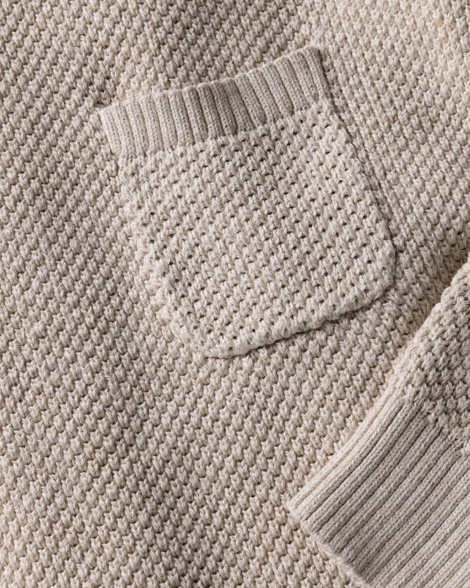 The Crawford Crew Sweater in Marled Natural - Image 6